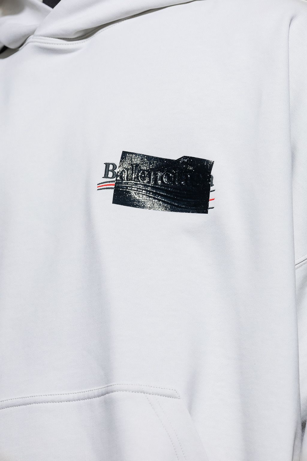 Balenciaga o1mt1gz0924 Large Fit Hoodie in White Size US M / EU 48-50 / 2 - 5 Thumbnail