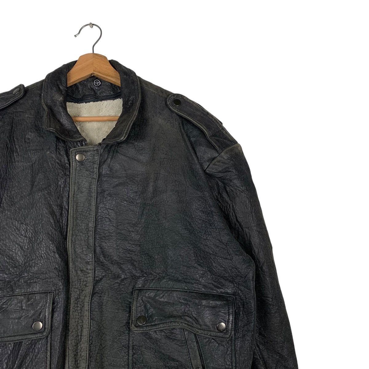 Japanese Brand J & P Corporation Flight Leather Jacket Size US L / EU 52-54 / 3 - 5 Thumbnail