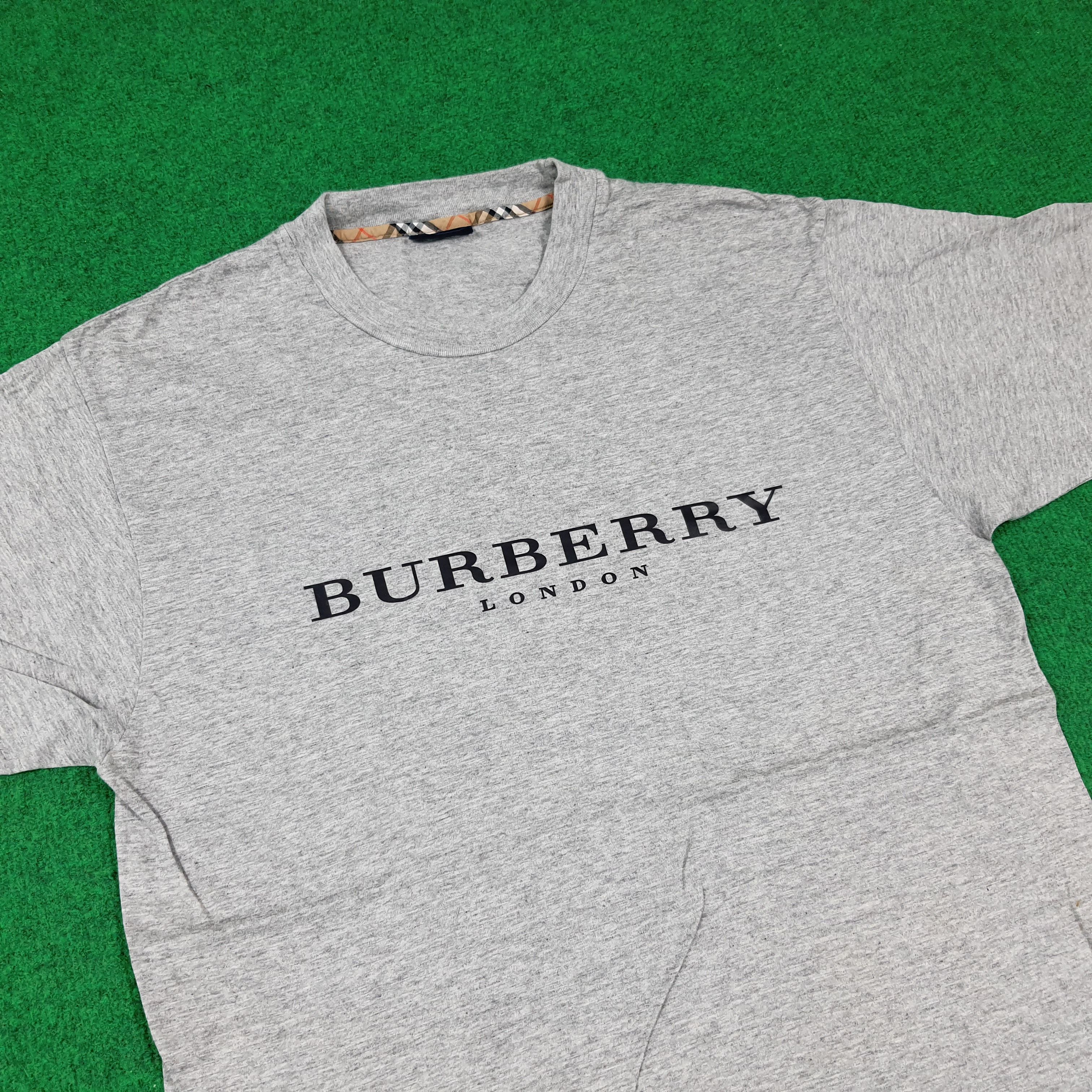 Burberry Vintage Burberrys Spell Out Custom Logo Tshirt C285N31 Size US M / EU 48-50 / 2 - 2 Thumbnail