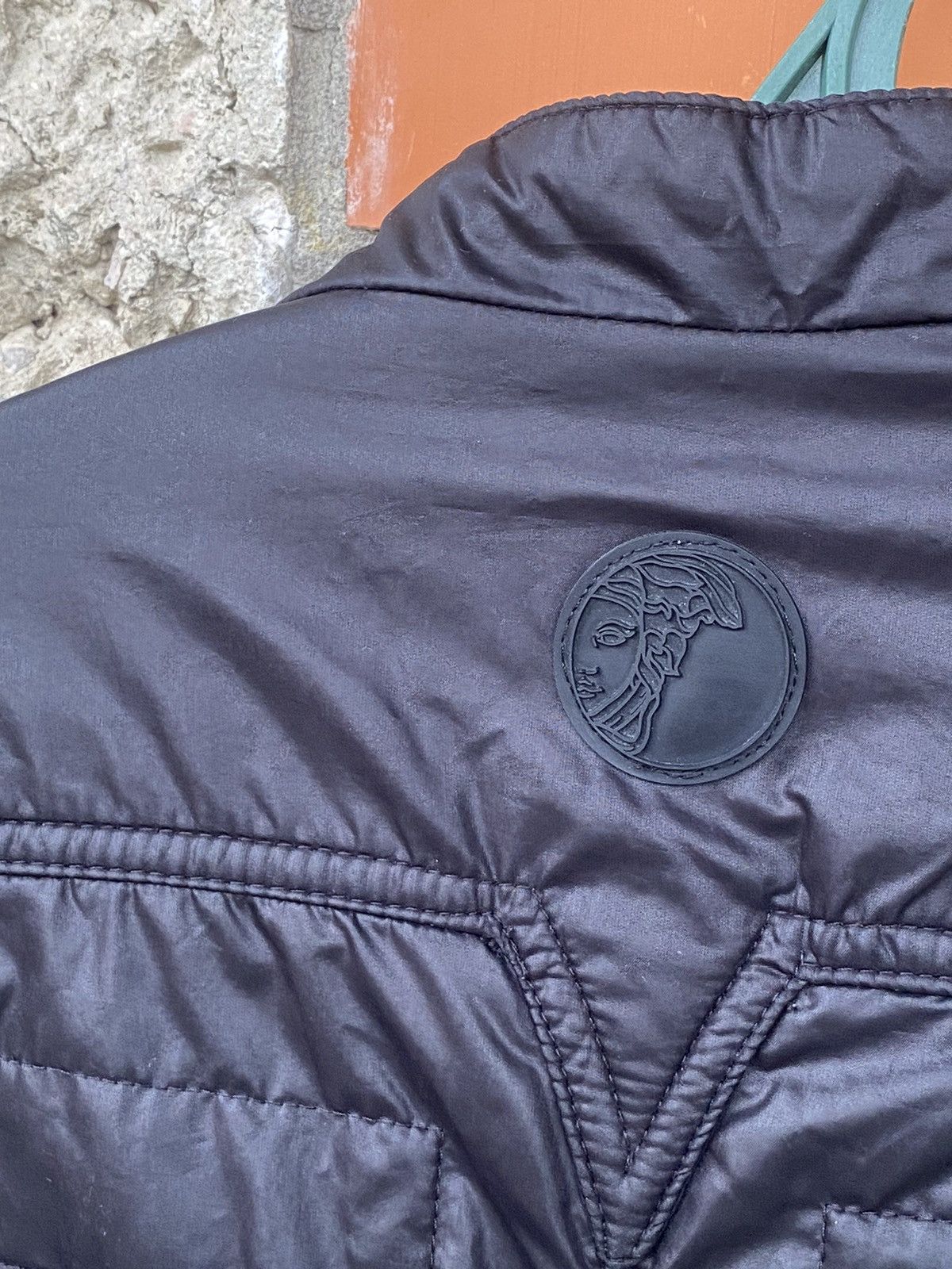 Versace 🖤Gianni Versace Collection Quilted Moto Jacket Size US S / EU 44-46 / 1 - 12 Thumbnail