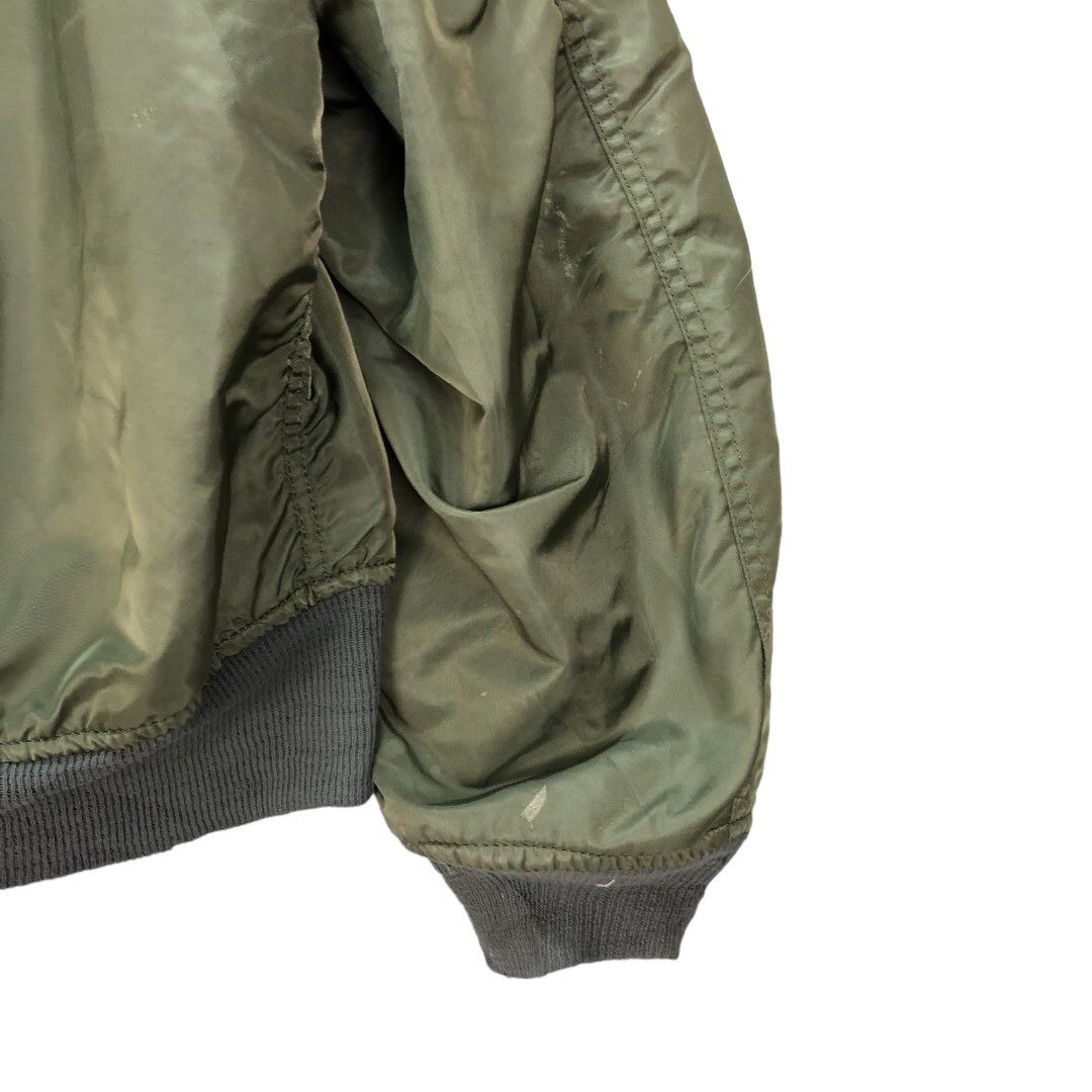 Alpha Industries Vintage ALPHA Made In Usa USAF MA-1 Bomber Jacket #4878-37 Size US L / EU 52-54 / 3 - 18 Thumbnail