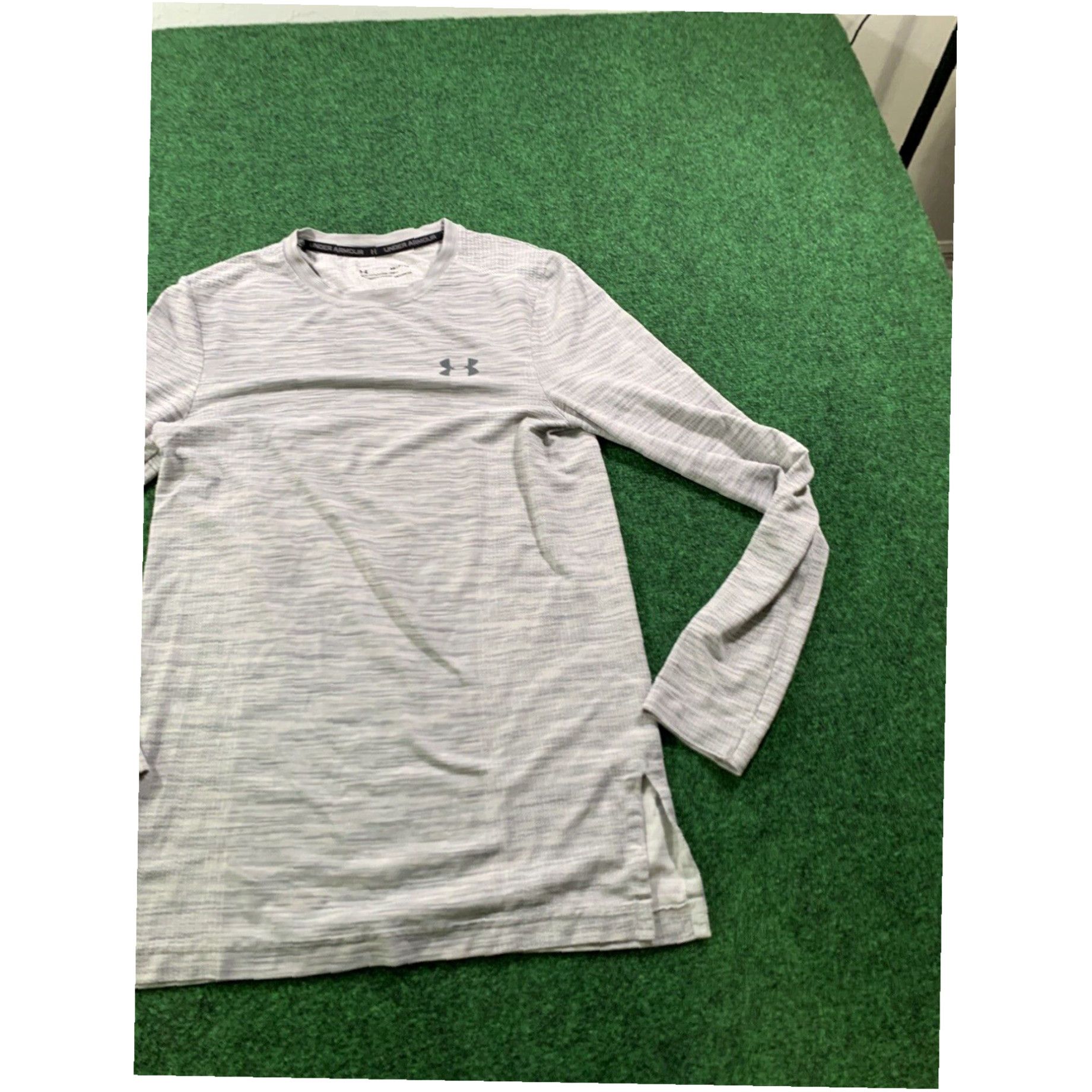 Under Armour Under Armour Mens Shirt Small Threadborne Fitted Heatgear Long Sleeve Gray Gear Size US S / EU 44-46 / 1 - 3 Thumbnail