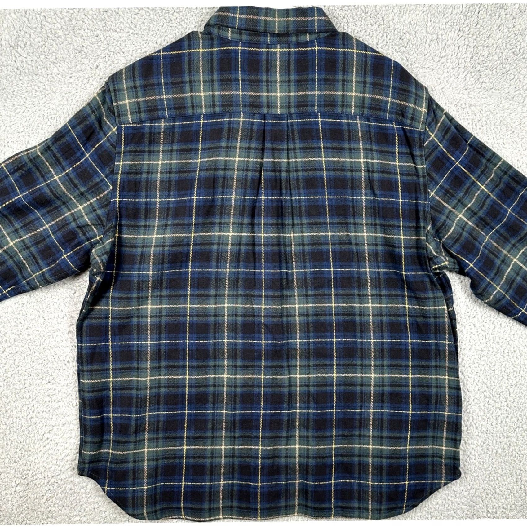 Eddie Bauer Eddie Bauer Shirt Flannel Mens XL Blue Black Button-Down Long Sleeve Casual NEW Size US XL / EU 56 / 4 - 3 Thumbnail