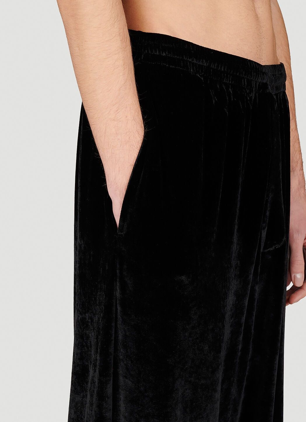 Balenciaga o1mt1gz0325 Baggy Pant in Black Size US 28 / EU 44 - 6 Thumbnail