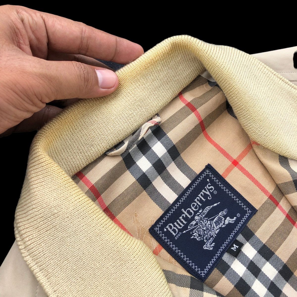 Burberry Vintage Burberrys Prorsum Lined Novacheck Bomber Jacket Size US M / EU 48-50 / 2 - 14 Thumbnail