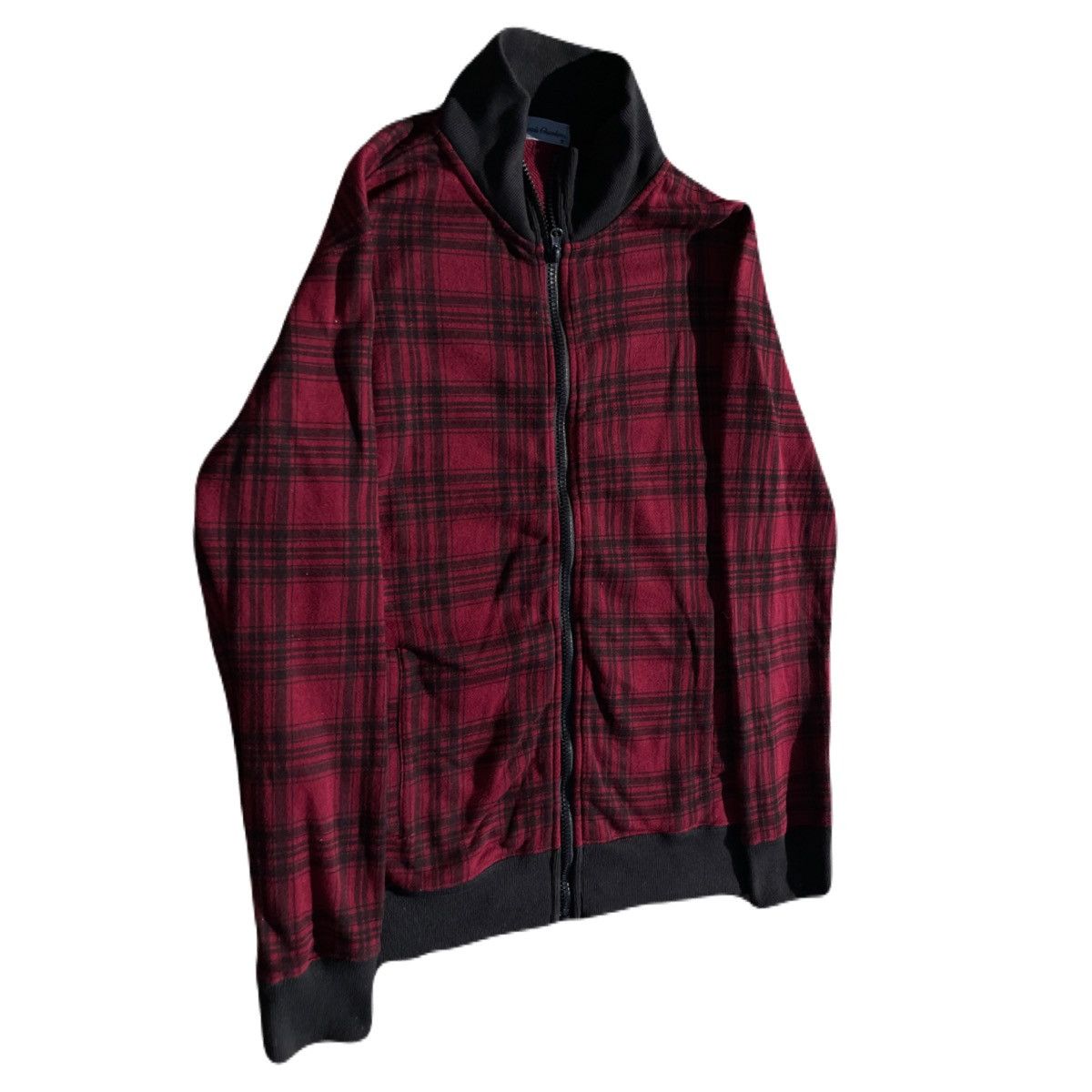 If Six Was Nine 2000s Japanese archive Vkei Slim Plaid Zip-up Jacket Y2K Size US S / EU 44-46 / 1 - 3 Thumbnail