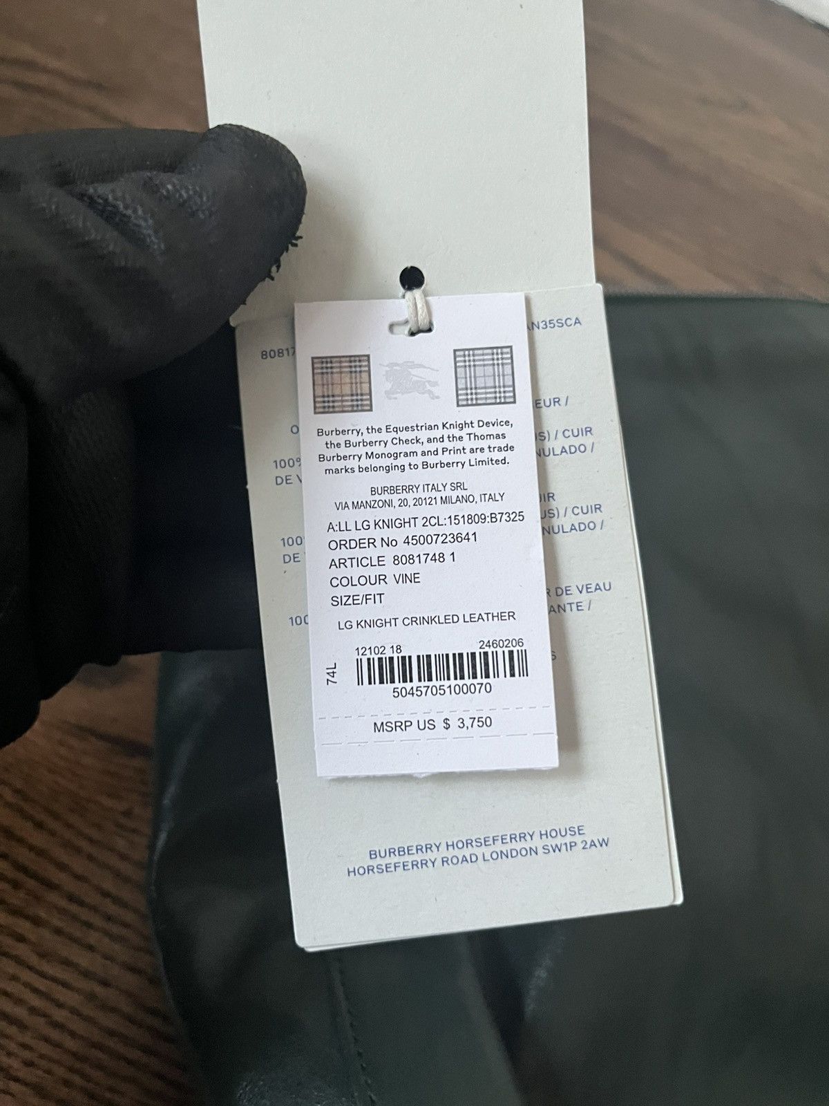 Burberry Burberry Large Knight Bag Size ONE SIZE - 24 Thumbnail