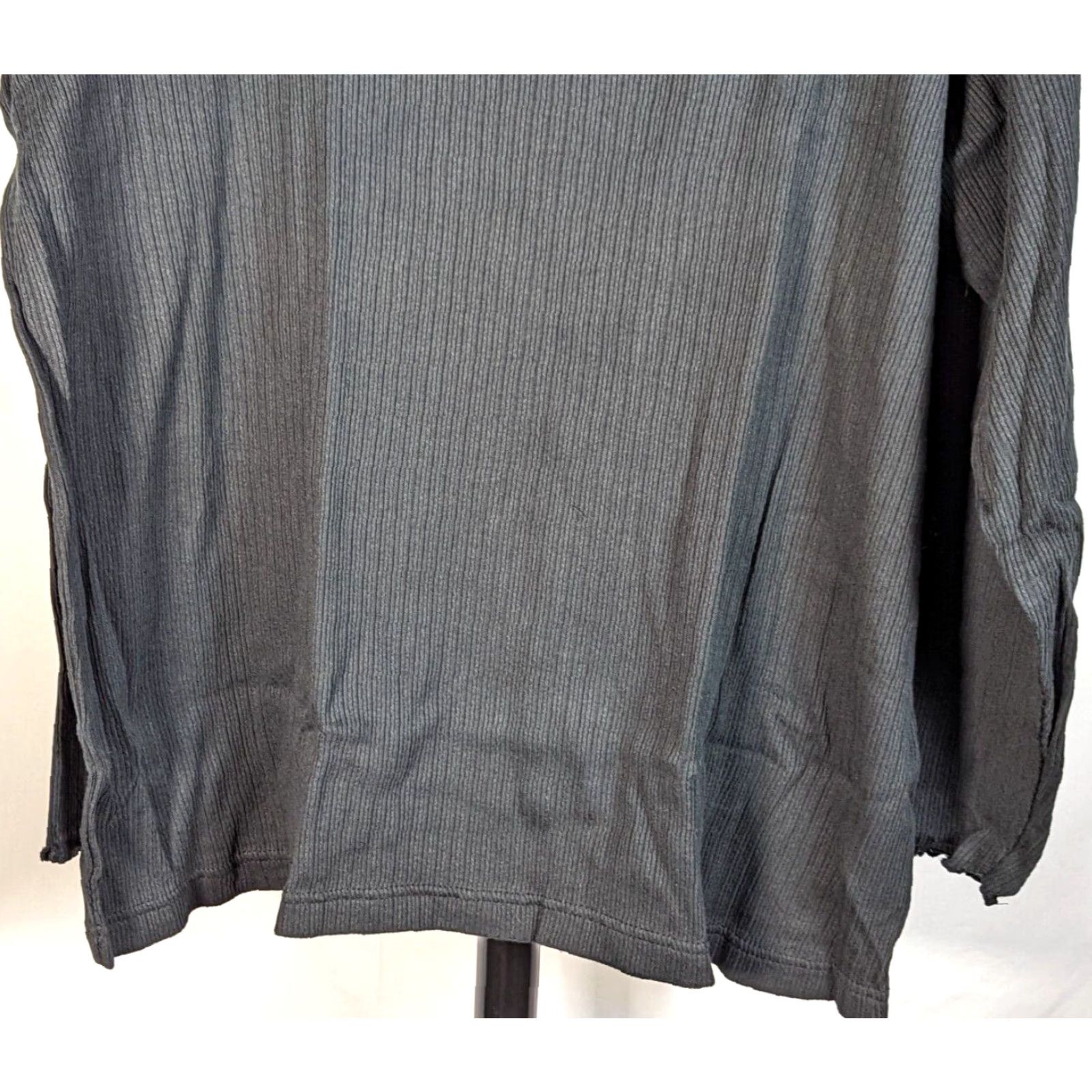 Vintage Only Needsties Black Long Sleeve Mock Turtleneck Womens 1X Tunic Top NT22 Size XL / US 12-14 / IT 48-50 - 3 Thumbnail