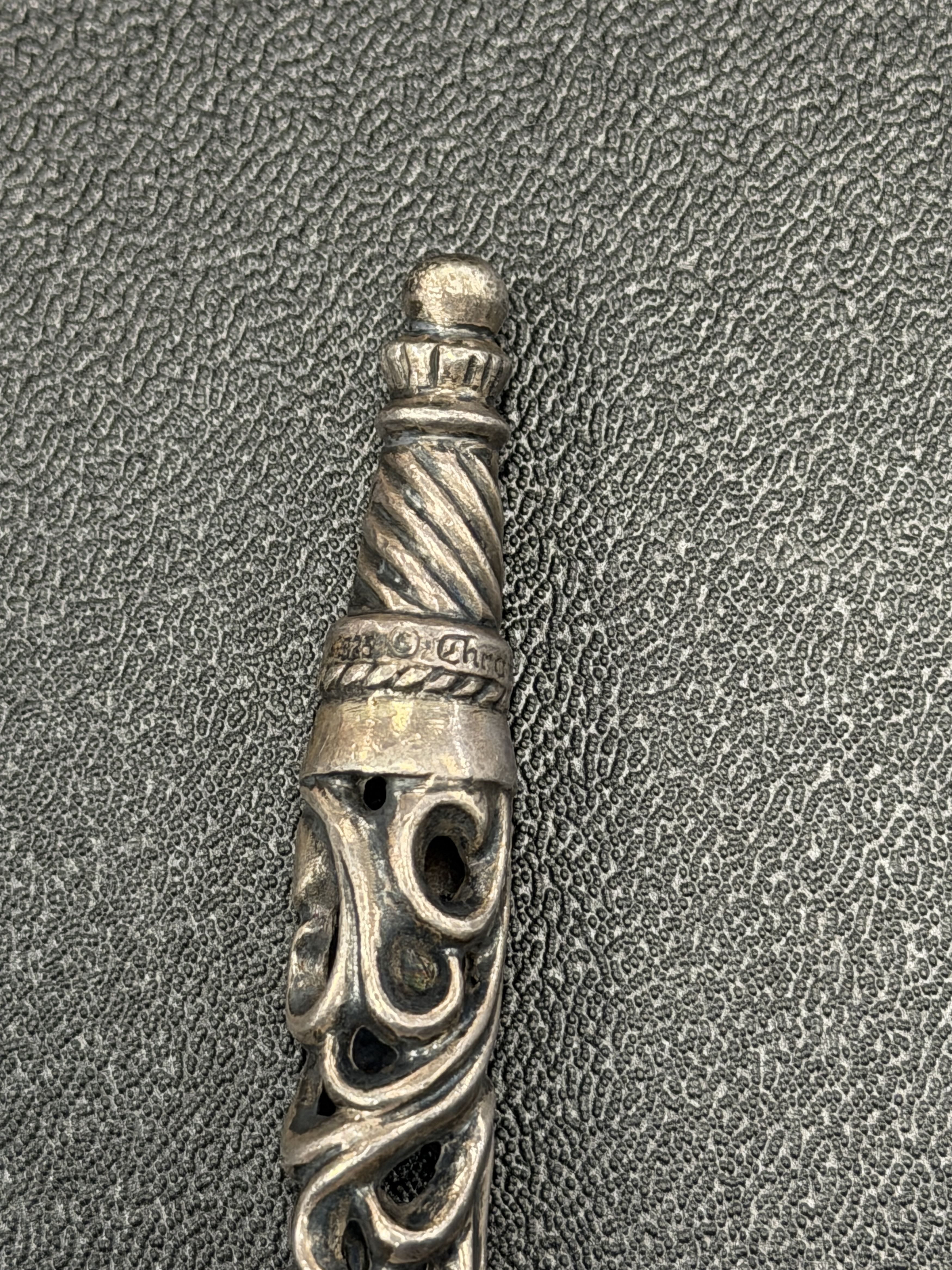 Chrome Hearts Chrome Hearts Silver Roller Link and Dagger Keychain Size ONE SIZE - 7 Thumbnail