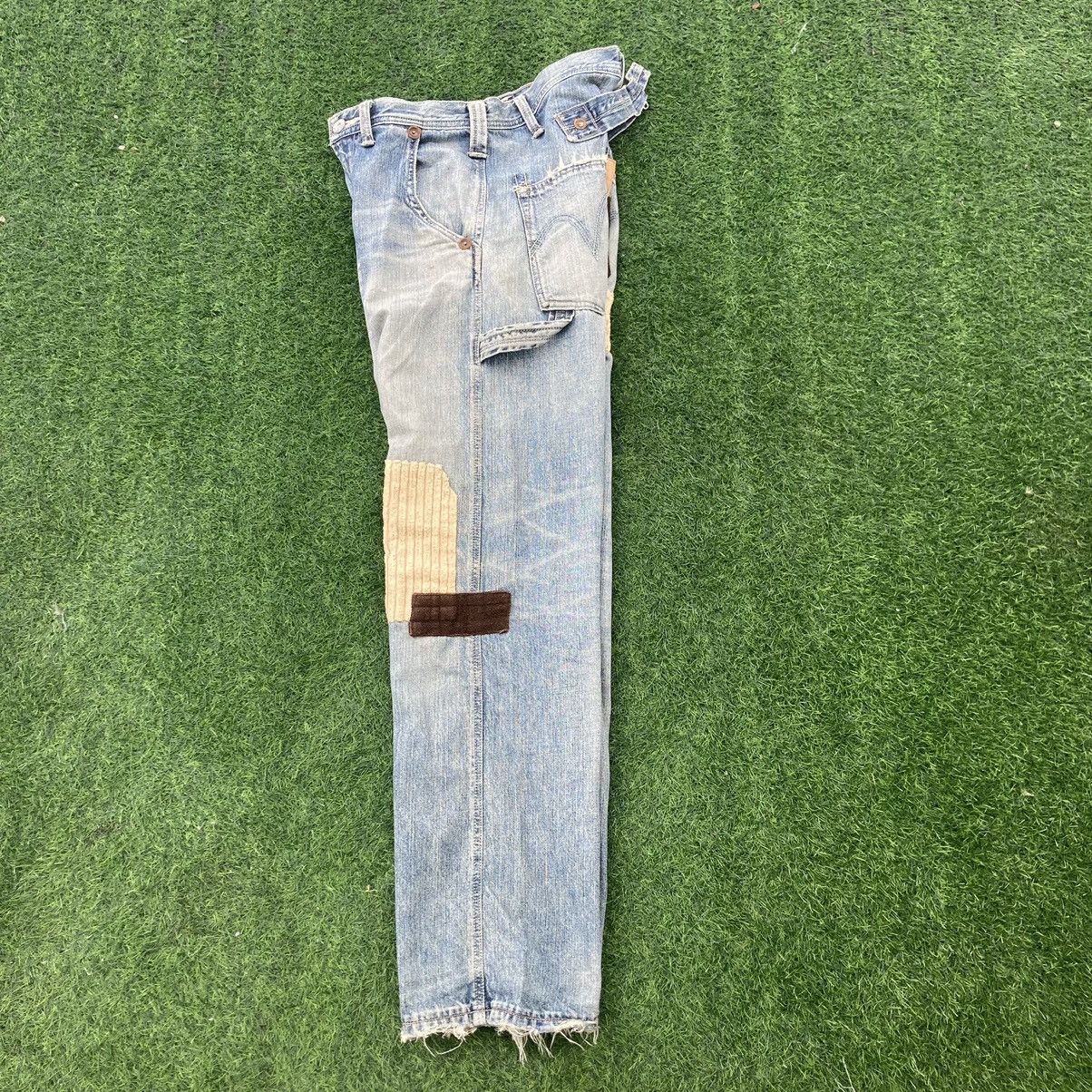 Levi's LEVI’S ORIGINAL RIVETED PATCHWORK JEANS Size US 31 - 12 Thumbnail
