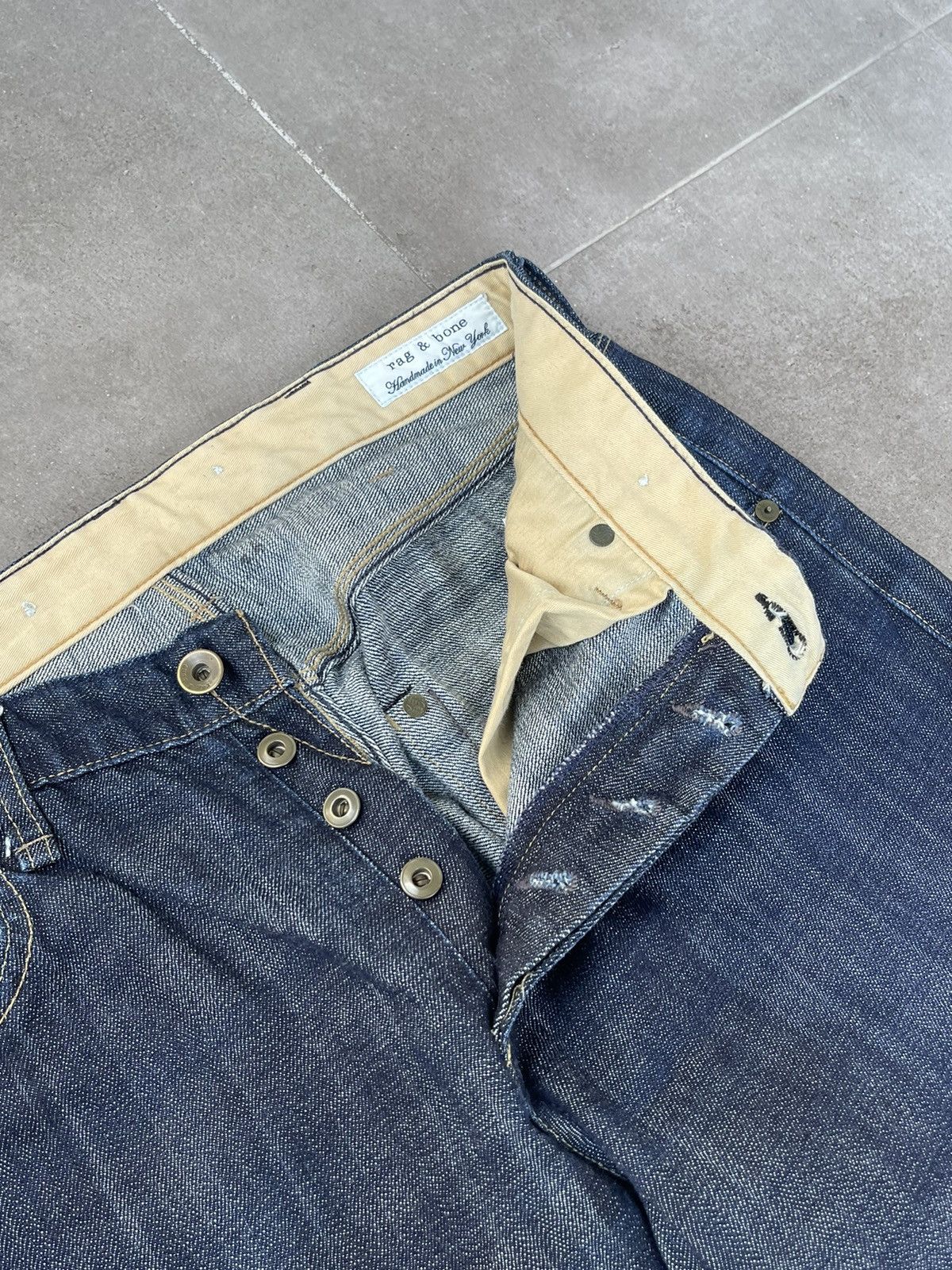 Rag & Bone Rag & Bone Dark Indigo Denim Pants Size US 32 / EU 48 - 20 Thumbnail