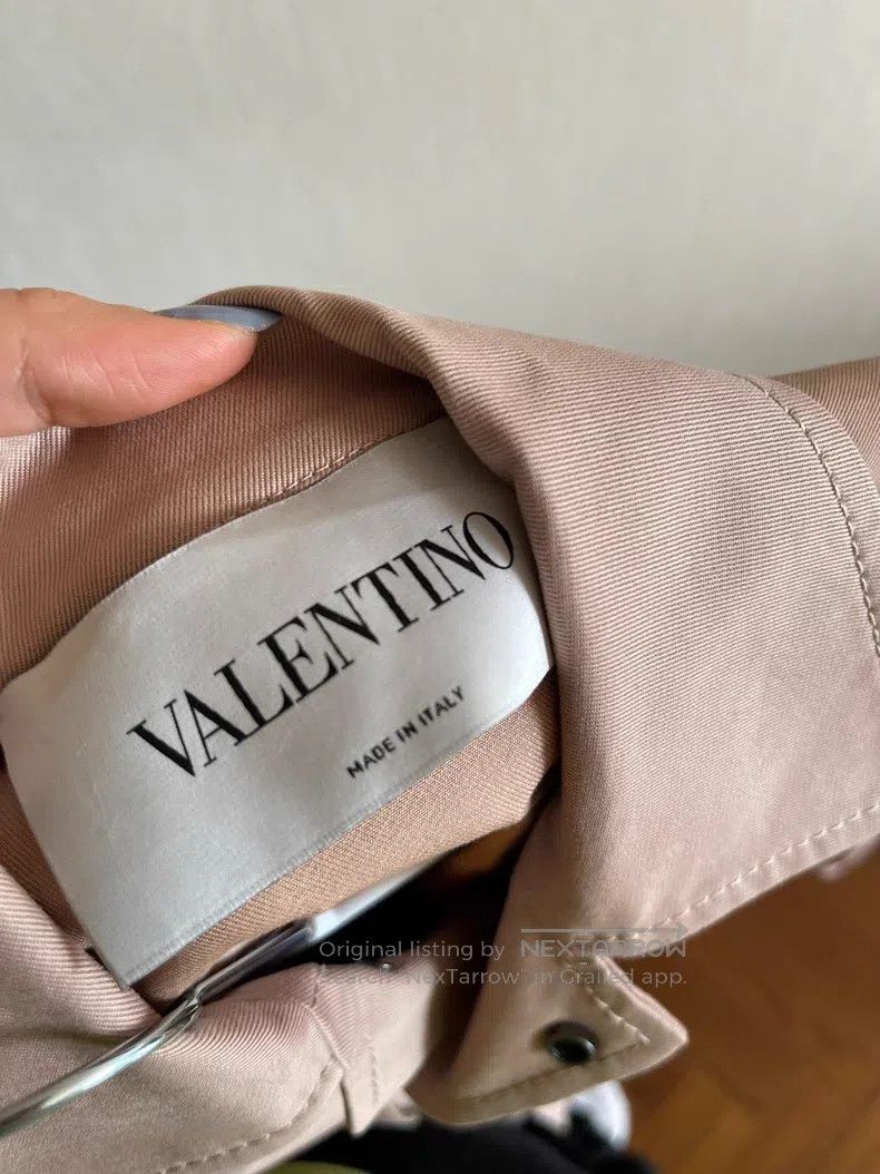 Valentino Valentino Heavy embroidered pink denim jacket Size US M / EU 48-50 / 2 - 4 Thumbnail