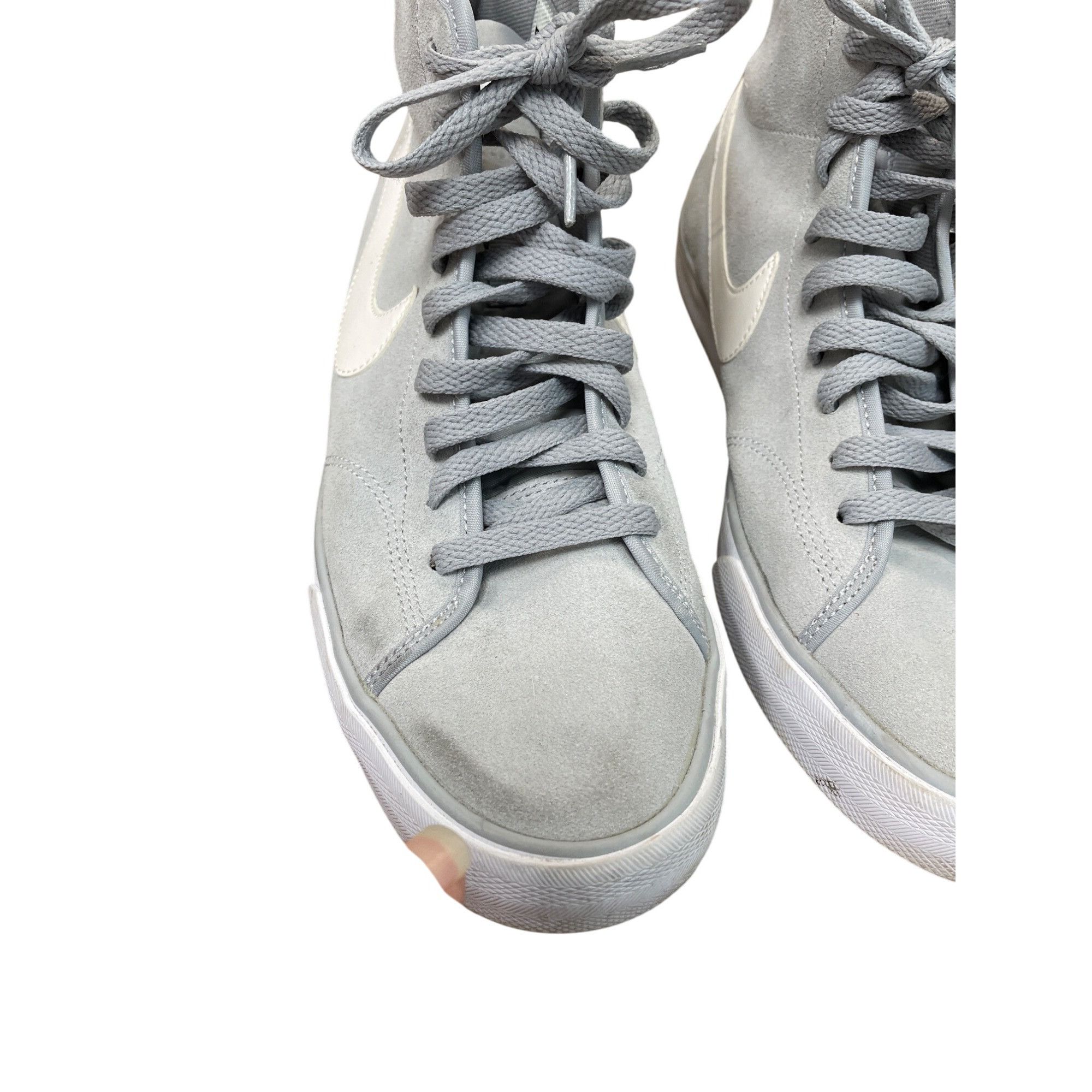Nike Nike Primo Court Mid Suede Top gray white Sneakers Size 10 S Size US 10 / EU 43 - 8 Thumbnail
