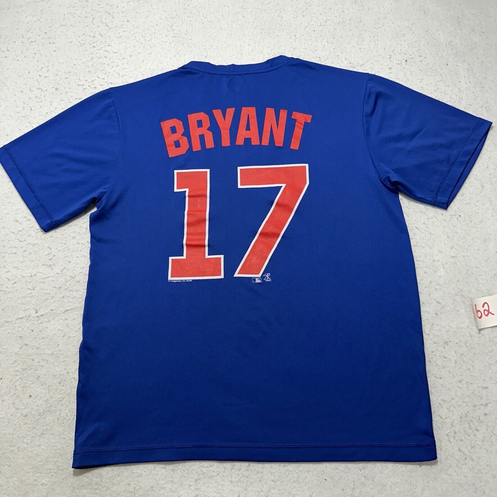 MLB MLB Chicago Cubs Medium Blue Baseball #17 Bryant T Shirt Size US M / EU 48-50 / 2 - 2 Thumbnail