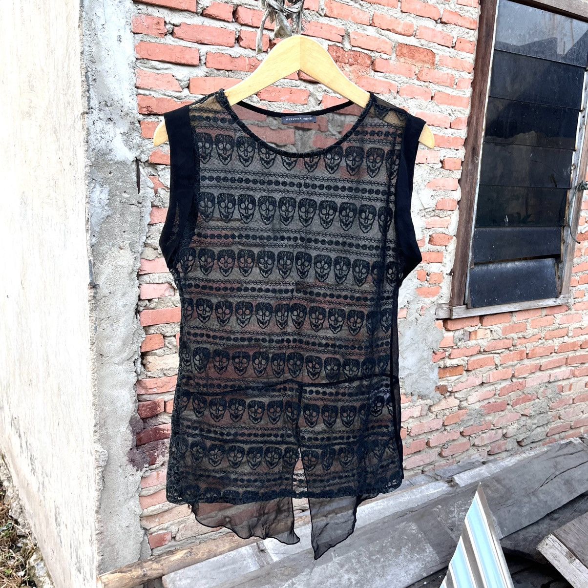 If Six Was Nine Tanktop skull mesh mcqueen Size M / US 6-8 / IT 42-44 - 6 Thumbnail