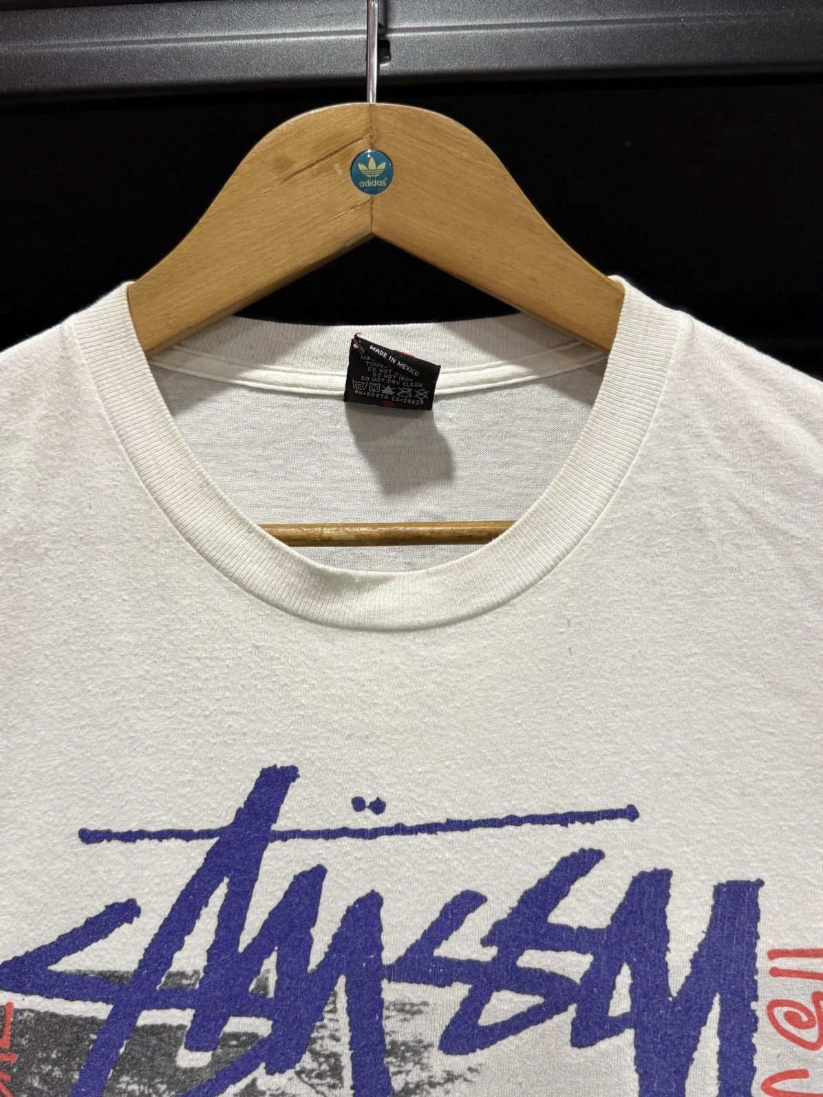 Stussy Vintage Stussy World Tribe Football Faded Tee Size US L / EU 52-54 / 3 - 5 Thumbnail