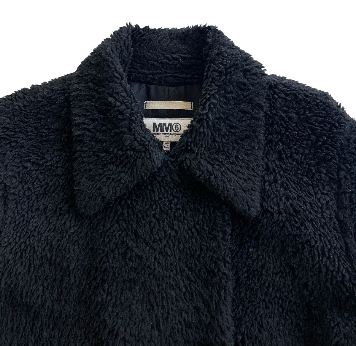 Maison Margiela MM6 Faux Fur Teddy Long Coat Size US M / EU 48-50 / 2 - 5 Thumbnail