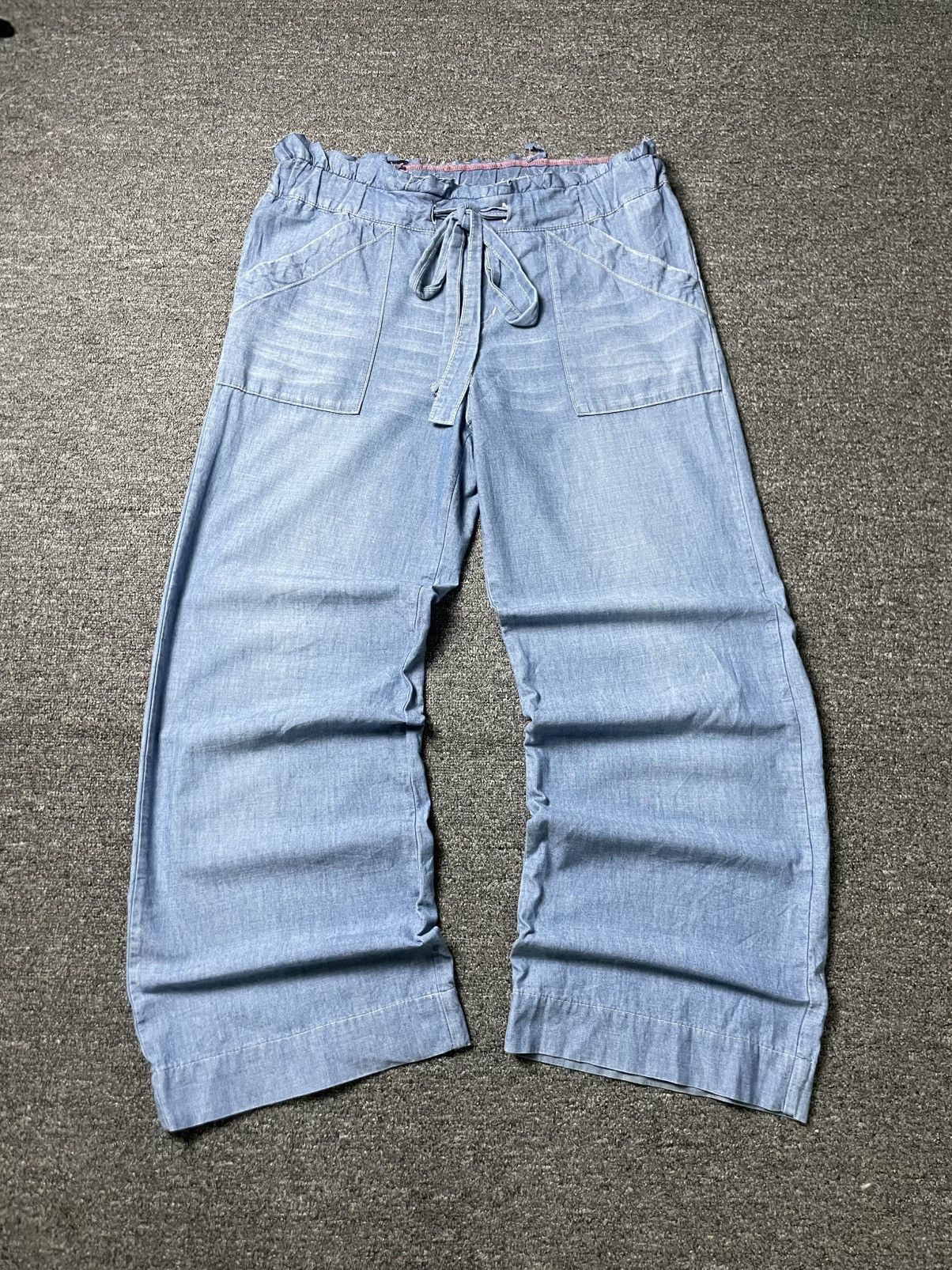 Japanese Brand Japanese Brand Elastic Waist Baggy Jeans (62) Size 30" / US 8 / IT 44 - 1 Thumbnail