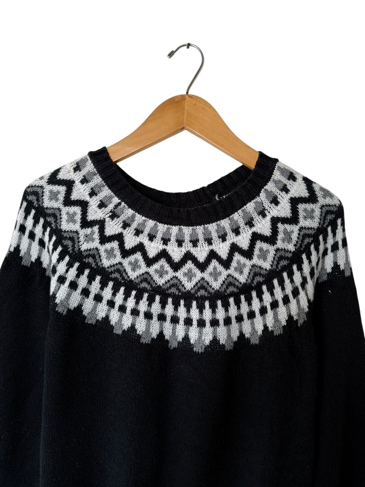 Old Navy Vintage Old Navy Log Sleeve Knitwear Sweater Jumper Size M / US 6-8 / IT 42-44 - 4 Thumbnail