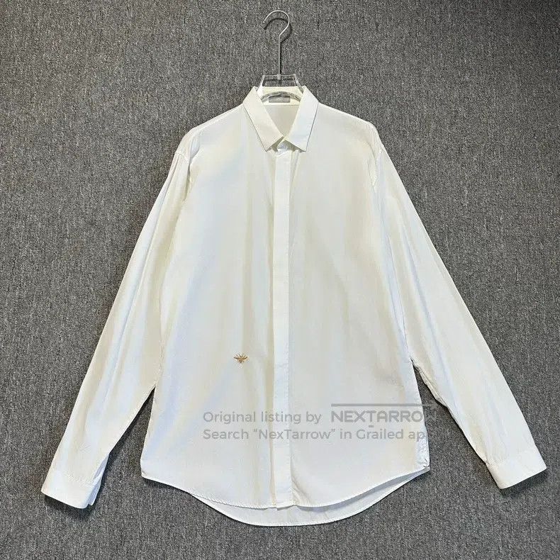 Dior Dior size 40 Gold Thread Bee Shirt Size L / US 10 / IT 46 - 1 Thumbnail