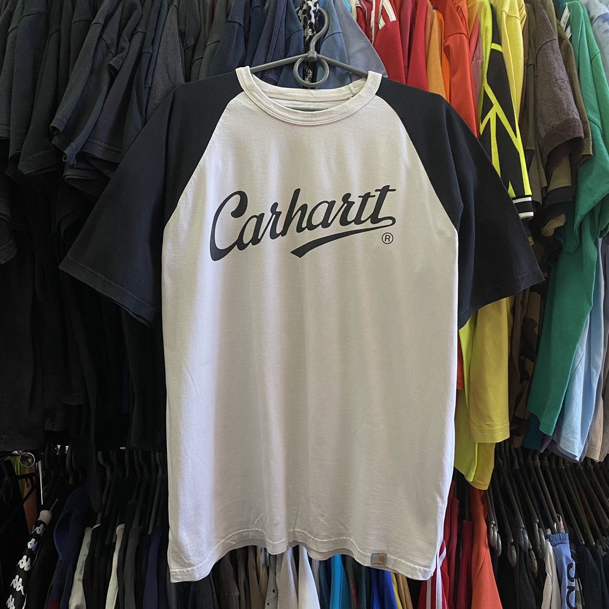 Carhartt × Vintage Vintage Carhartt Wip Big Graphic Logo y2k opium style tee Size US XL / EU 56 / 4 - 1 Thumbnail