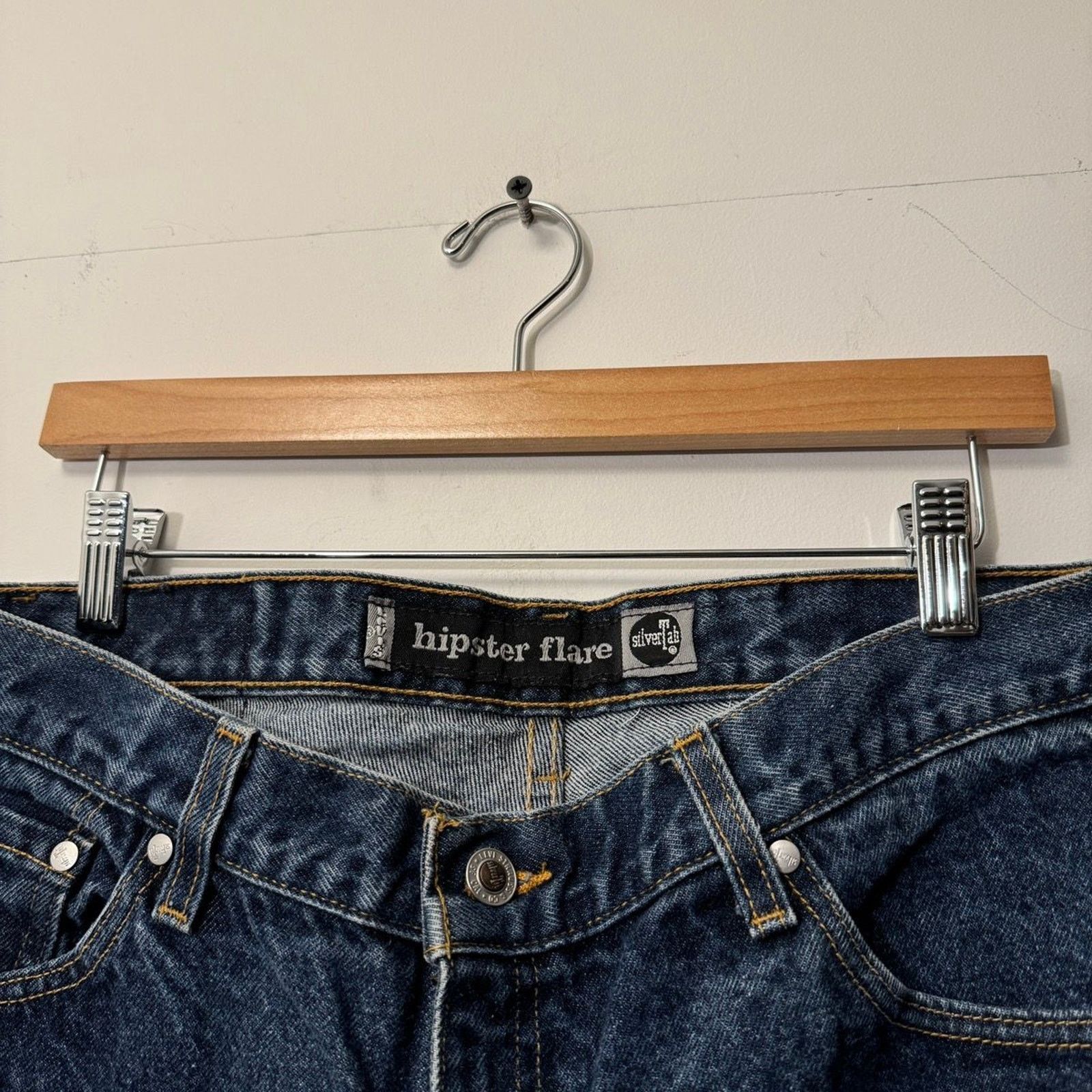 Levi's Levi's Silvertab Hipster Flare Jeans ERD Grunge Chrome Size US 32 / EU 48 - 6 Thumbnail