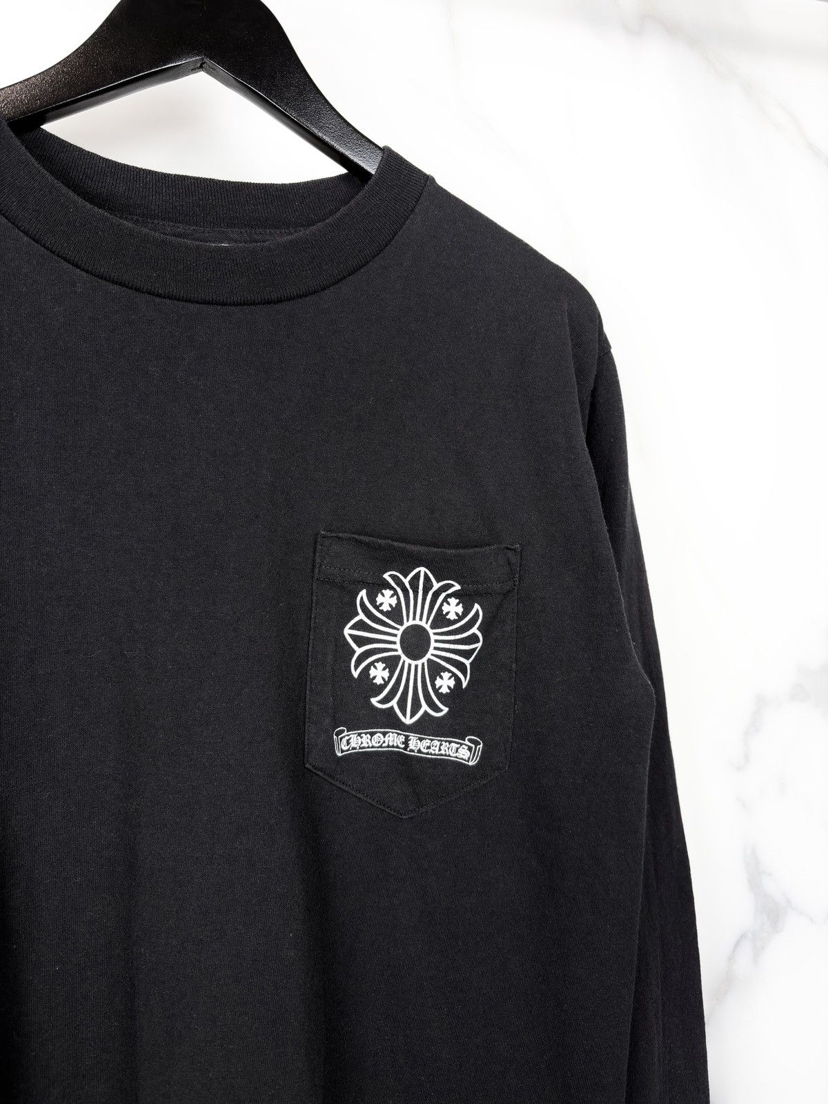 Chrome Hearts Chrome Hearts Vintage Plus Cross Scroll Longsleeve Tshirt Size US M / EU 48-50 / 2 - 5 Thumbnail