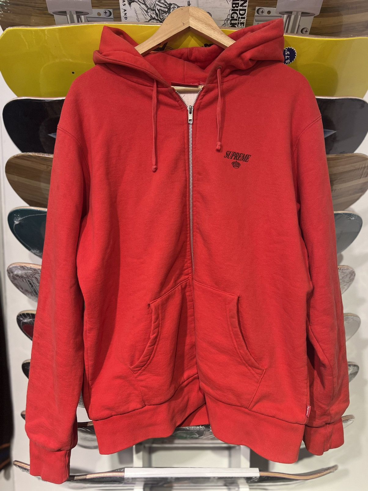 Supreme Thermal Zip Hoodie | Grailed