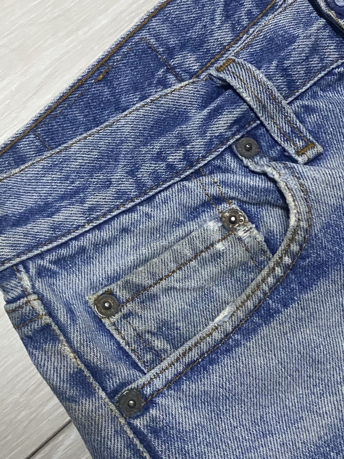 Levi's Vintage Levis 501 70s Faded Wash Repair Distressed Jeans Size US 29 - 12 Thumbnail