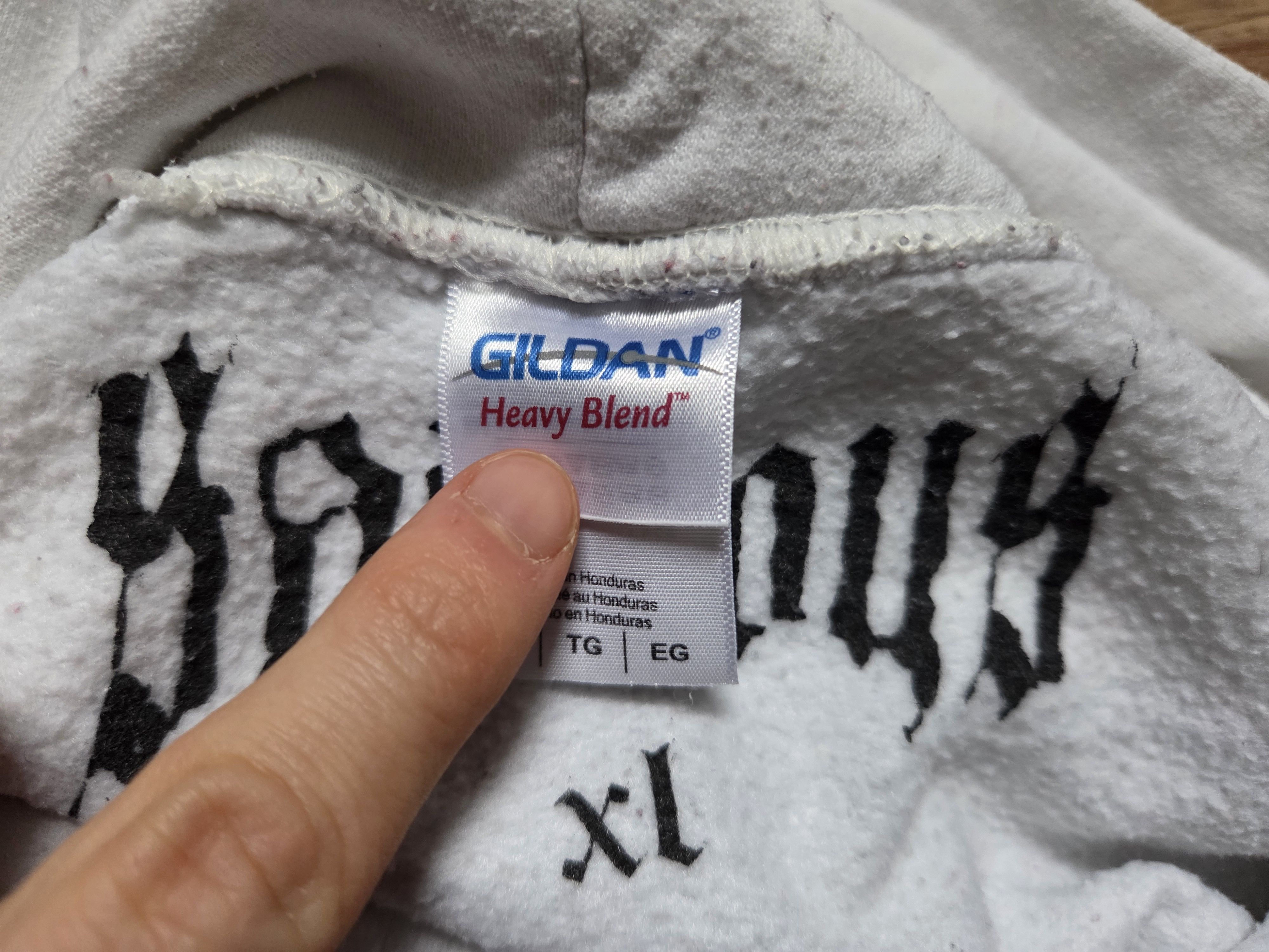 Drain Gang × Sad Boys Warlord Tour white hoodie (2016) Size US XL / EU 56 / 4 - 10 Thumbnail