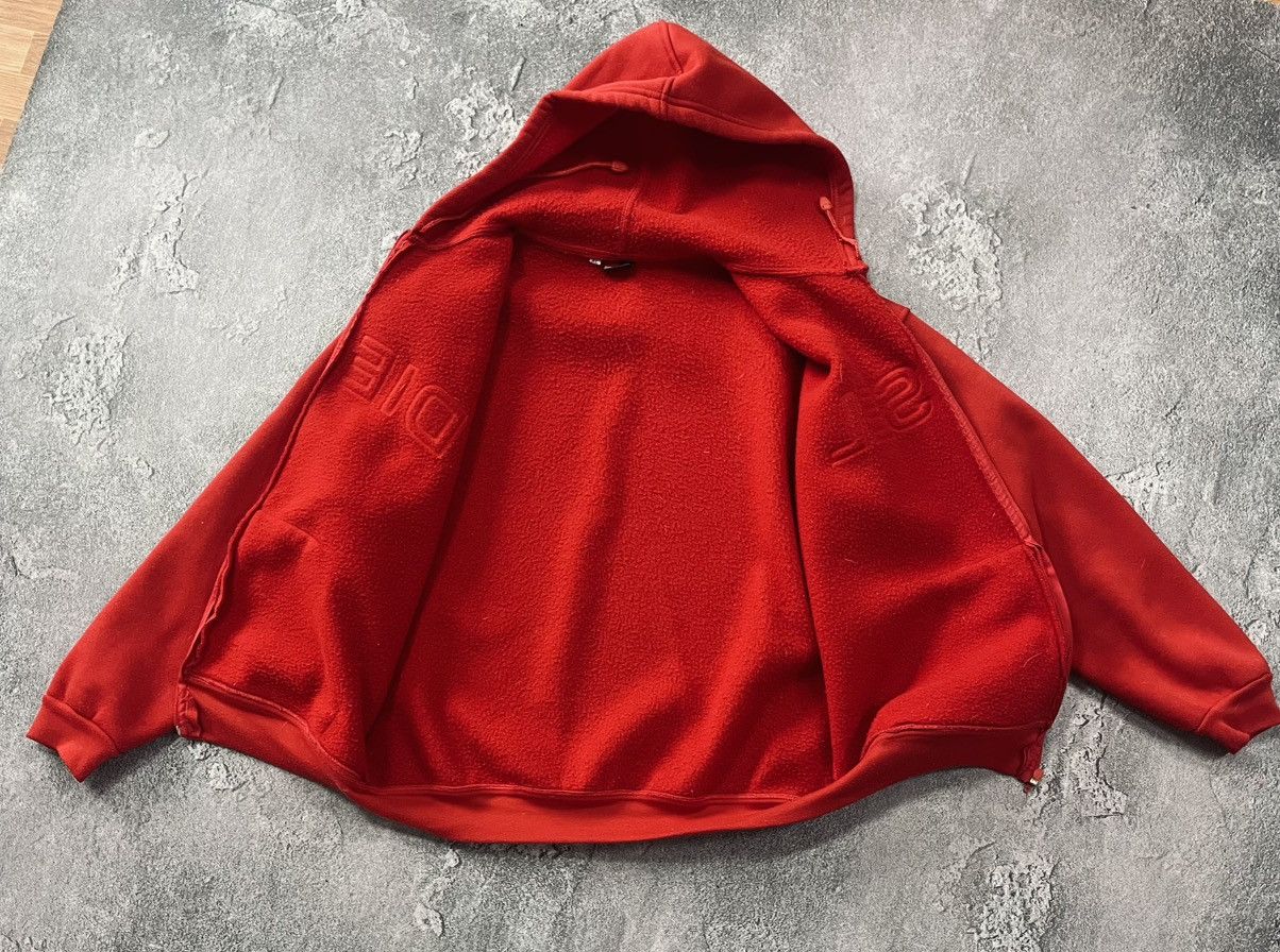 Diesel × Vintage Vintage Y2k Diesel Big Embroidered Logo Zip Hoodie Size US L / EU 52-54 / 3 - 10 Thumbnail