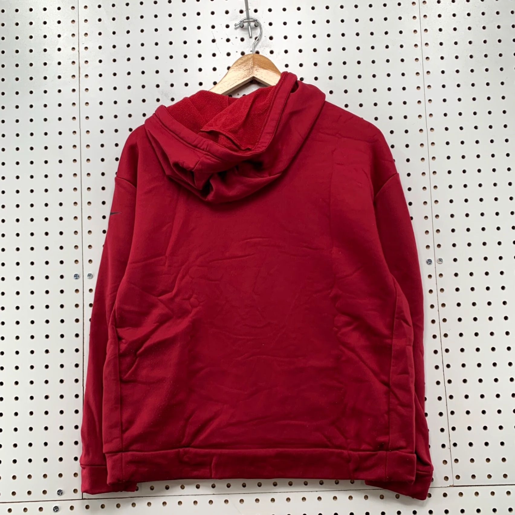 Nike Nike Hoodie Mens Small Red JUST DO IT 72 Spell Out Hooded 22x24 Sweatshirt Size US S / EU 44-46 / 1 - 2 Thumbnail