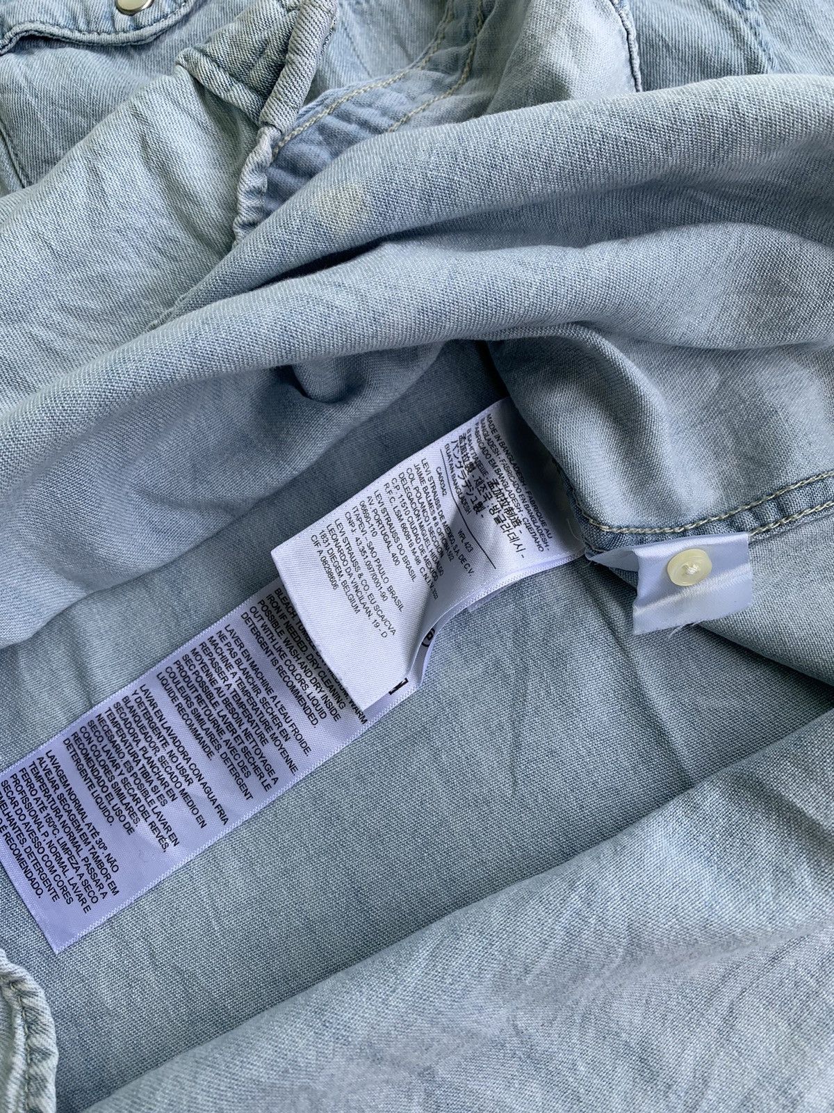 Levi's × Vintage Undefined Blue Faded Shirt Levis Size US S / EU 44-46 / 1 - 12 Thumbnail