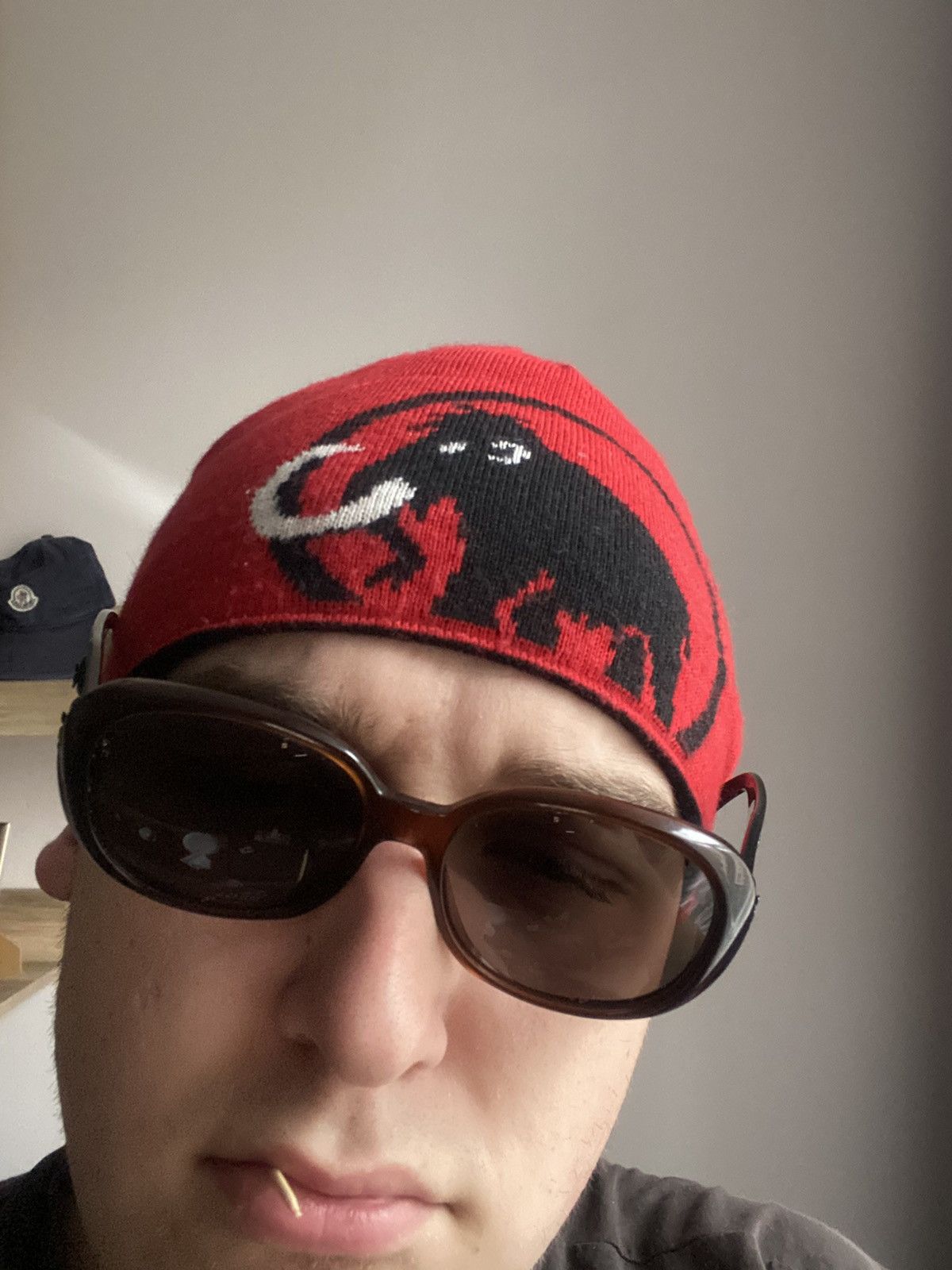 Mammut Y2K MAMMUT Reversible Beanie Elephant Hat Size ONE SIZE - 1 Thumbnail