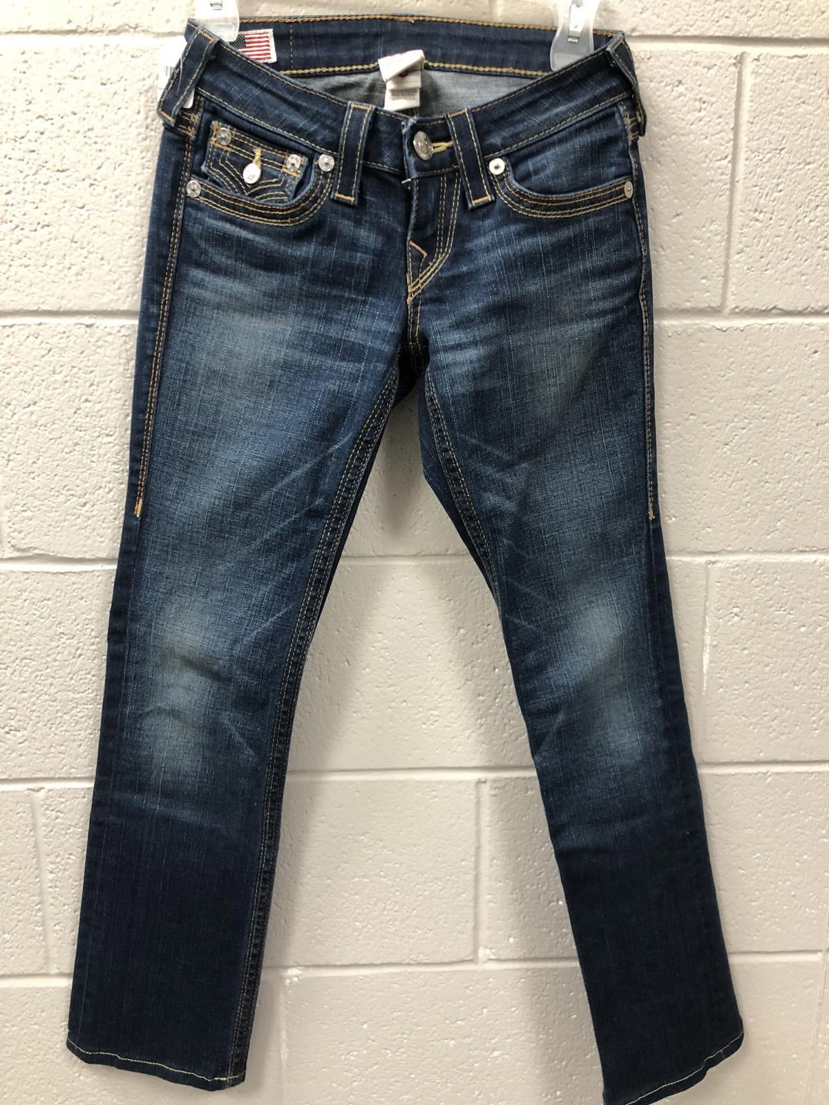 True Religion True Religion Women's Bootcut Jeans - Dark Wash Size 25" / US 0 / IT 36 - 1 Thumbnail