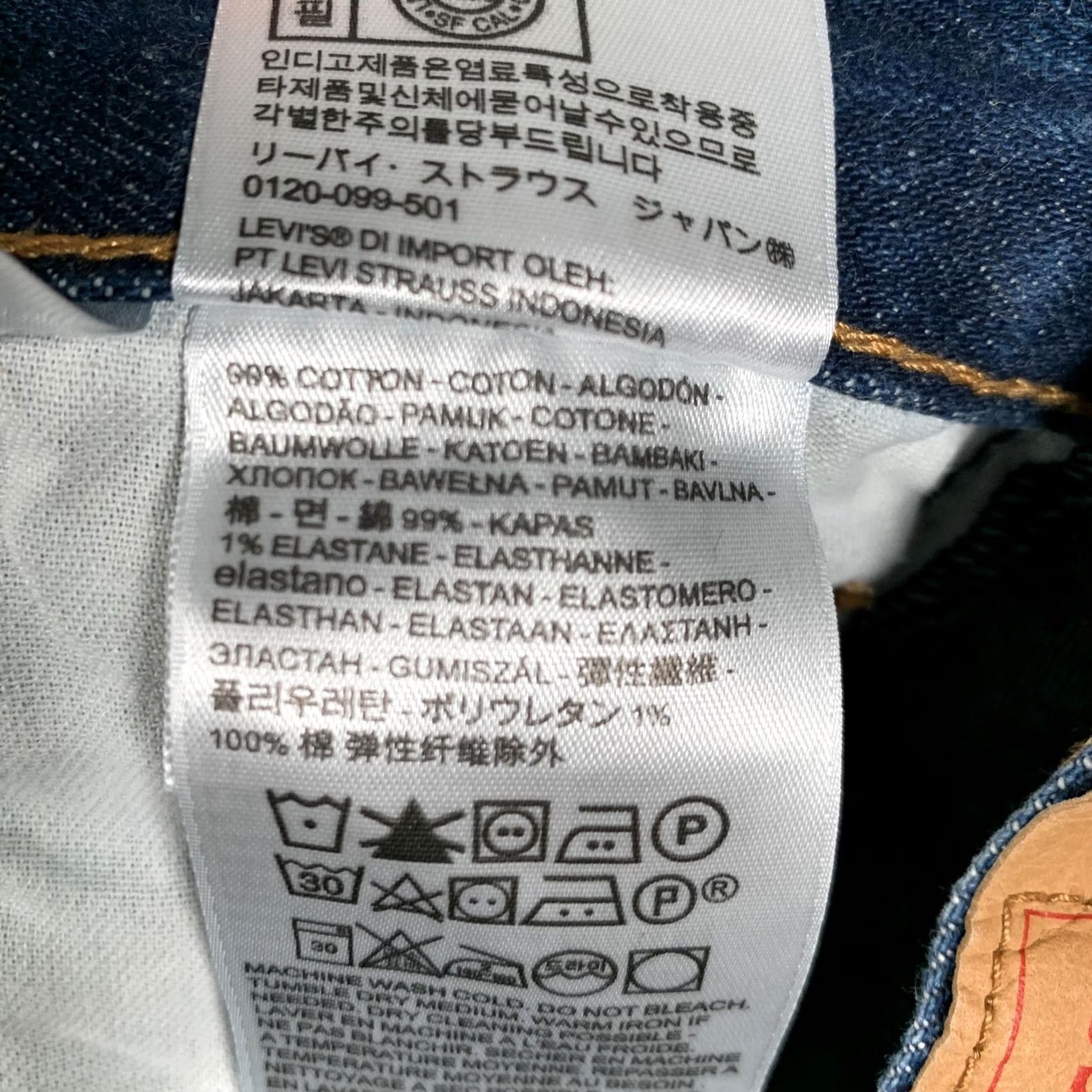 Levi's Levi's 501 Jeans Mens 33x30 Blue Button Fly Straight Leg Original Fit Jeans Mens 33 Blue 501 Original Fit Size US 33 - 7 Thumbnail