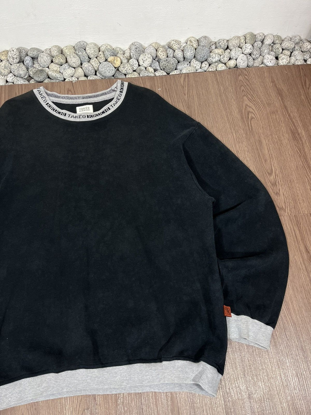 Japanese Brand × Takeo Kikuchi 00’s Takeo Kikuchi Japan Neck Taped Sweatshirt Size US XL / EU 56 / 4 - 4 Thumbnail