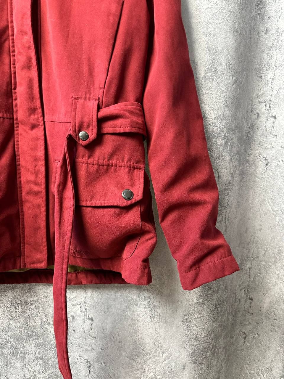 Designer × Musto × Vintage Musto Purple Label Jacket Burgundy Zip Buttons Coat Belted Size M / US 6-8 / IT 42-44 - 9 Thumbnail