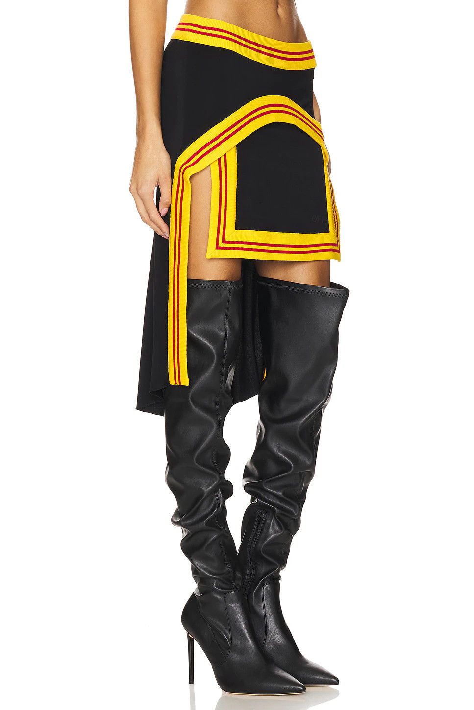 Off-White o1y1225 Midi Skirt in Multicolor Size 30" / US 8 / IT 44 - 3 Thumbnail