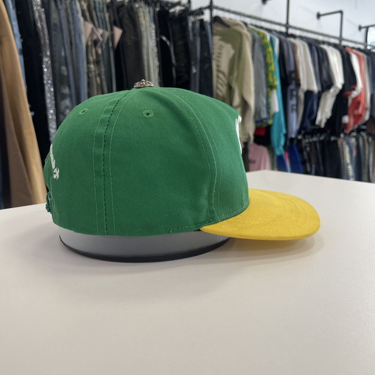 Chrome Hearts Chrome Hearts Baseball Hat Green/Yellow Size ONE SIZE - 4 Thumbnail