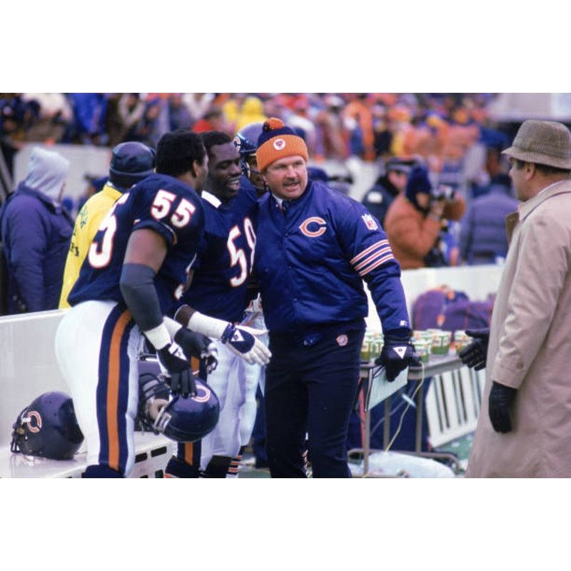 NFL × Starter Chicago Bears 80s 90s satin Varsity M L navy orange NFL vtg Size US L / EU 52-54 / 3 - 4 Thumbnail