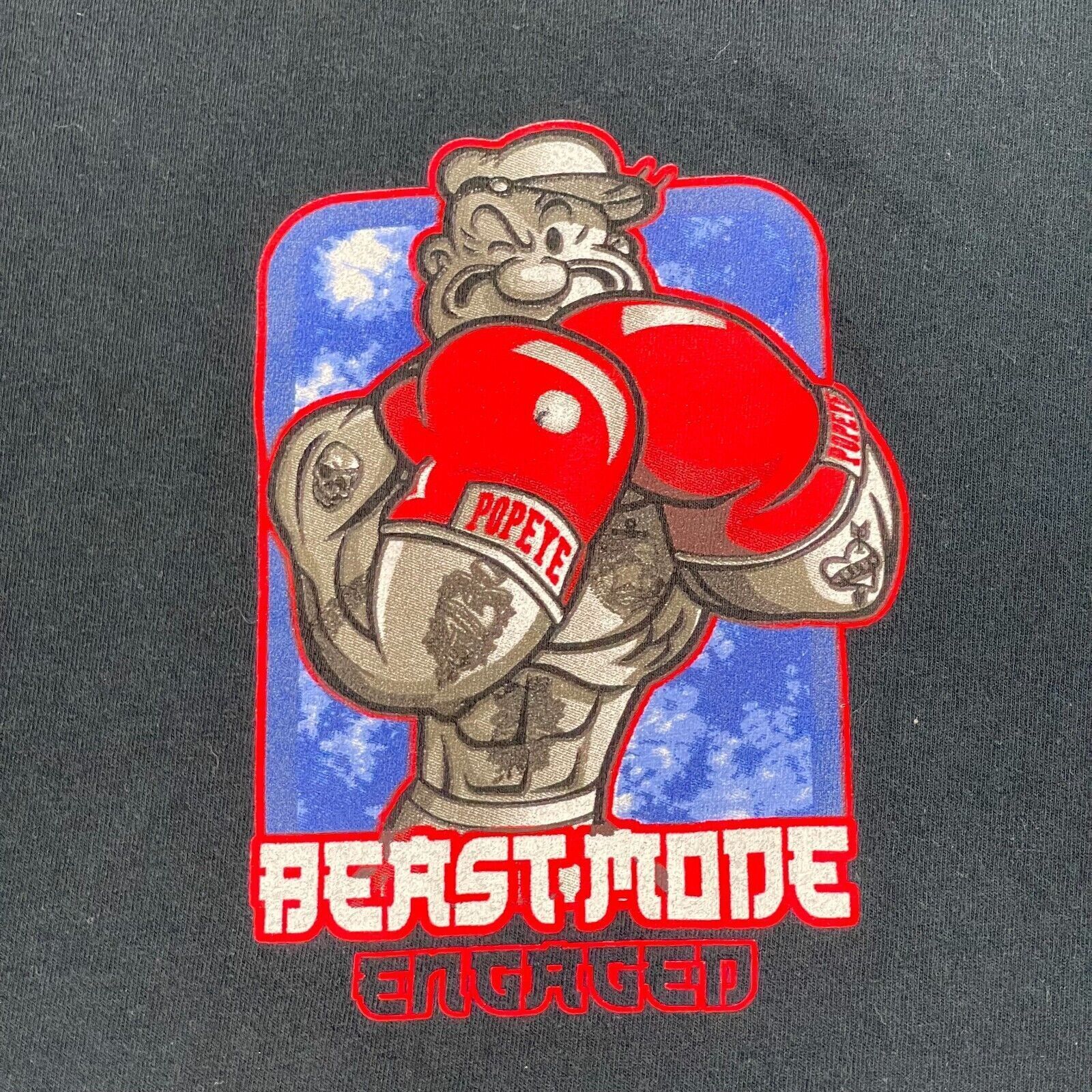 Other Popeye Beast Mode Engaged Contrast Comics Crew T-Shirt Size US XXL / EU 58 / 5 - 3 Thumbnail
