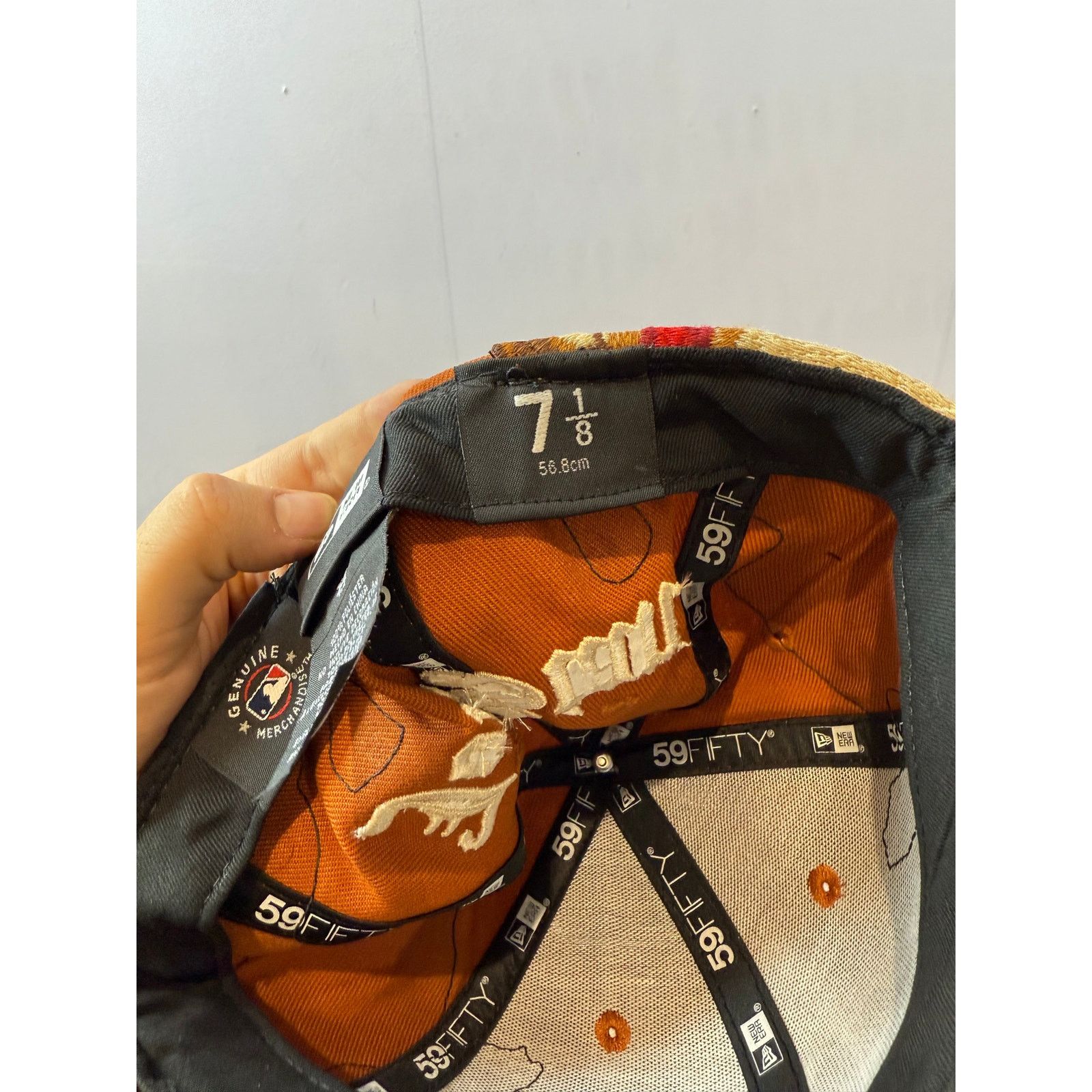 Jon Stan NYC Jon Stan Boston Orange Cap Size 32 - 6 Thumbnail