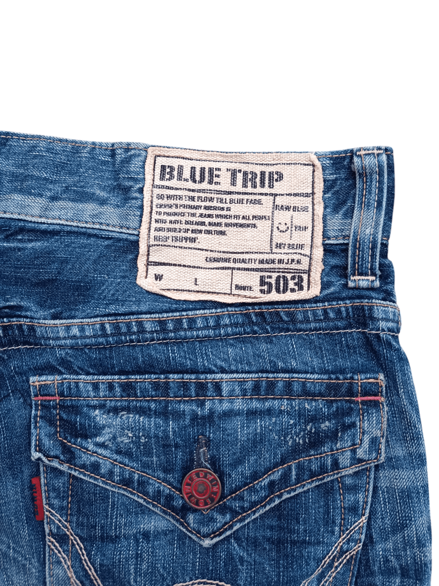 Edwin Flare Vintage Edwin 503 Edwin Blue Trip Size US 34 / EU 50 - 20 Thumbnail