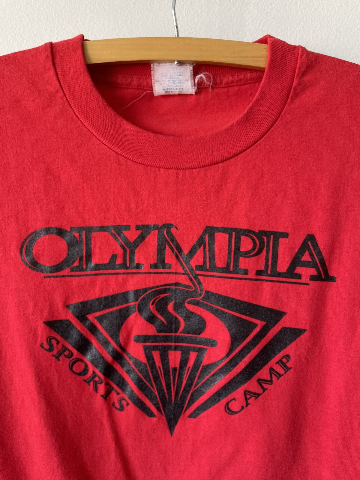Converse × Vintage Vintage 80s Olympia Gym Sports Converse tee Size US M / EU 48-50 / 2 - 3 Thumbnail