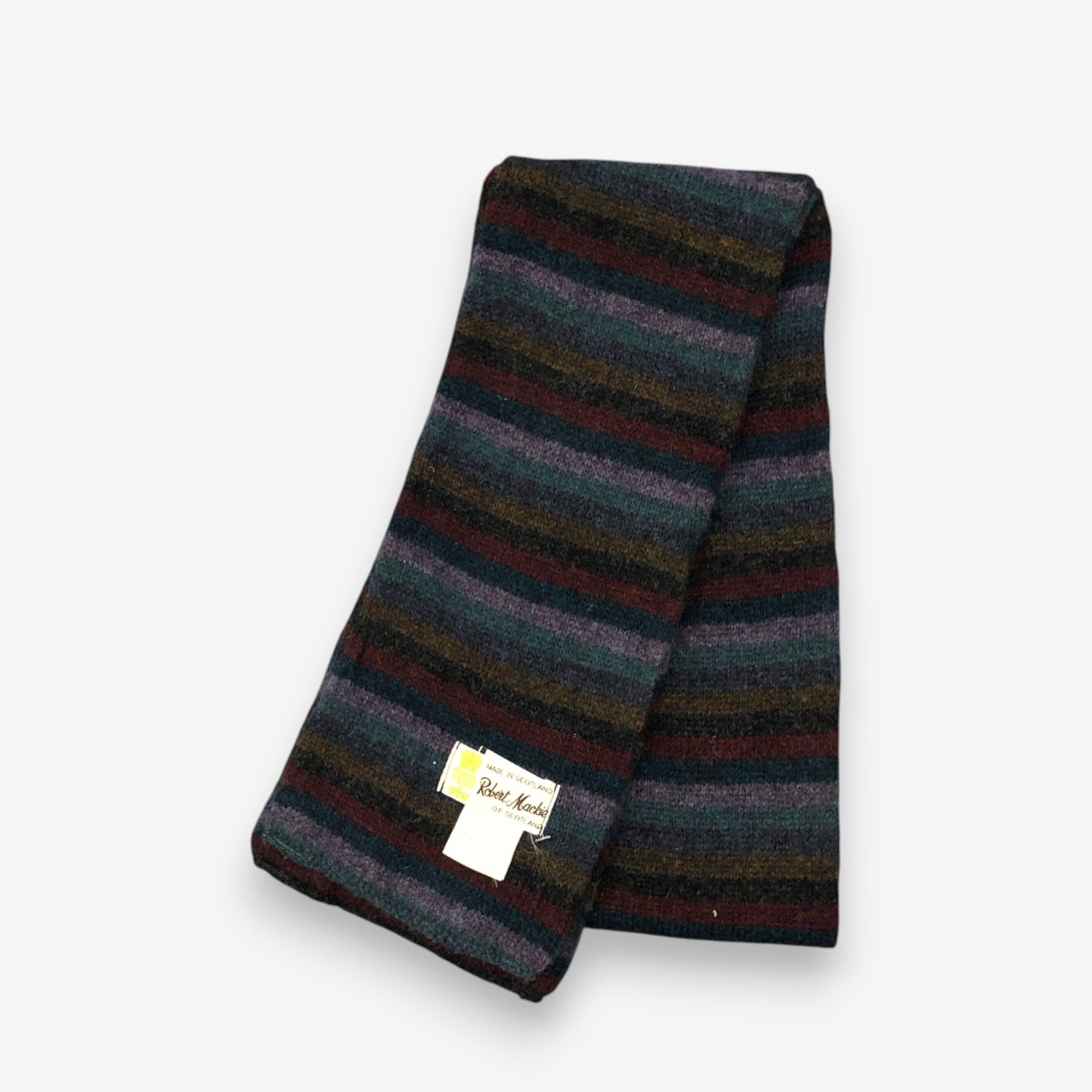Japanese Brand Vintage Robert Mackie Scarf Muffler Wool Winter Scarves Size ONE SIZE - 3 Thumbnail