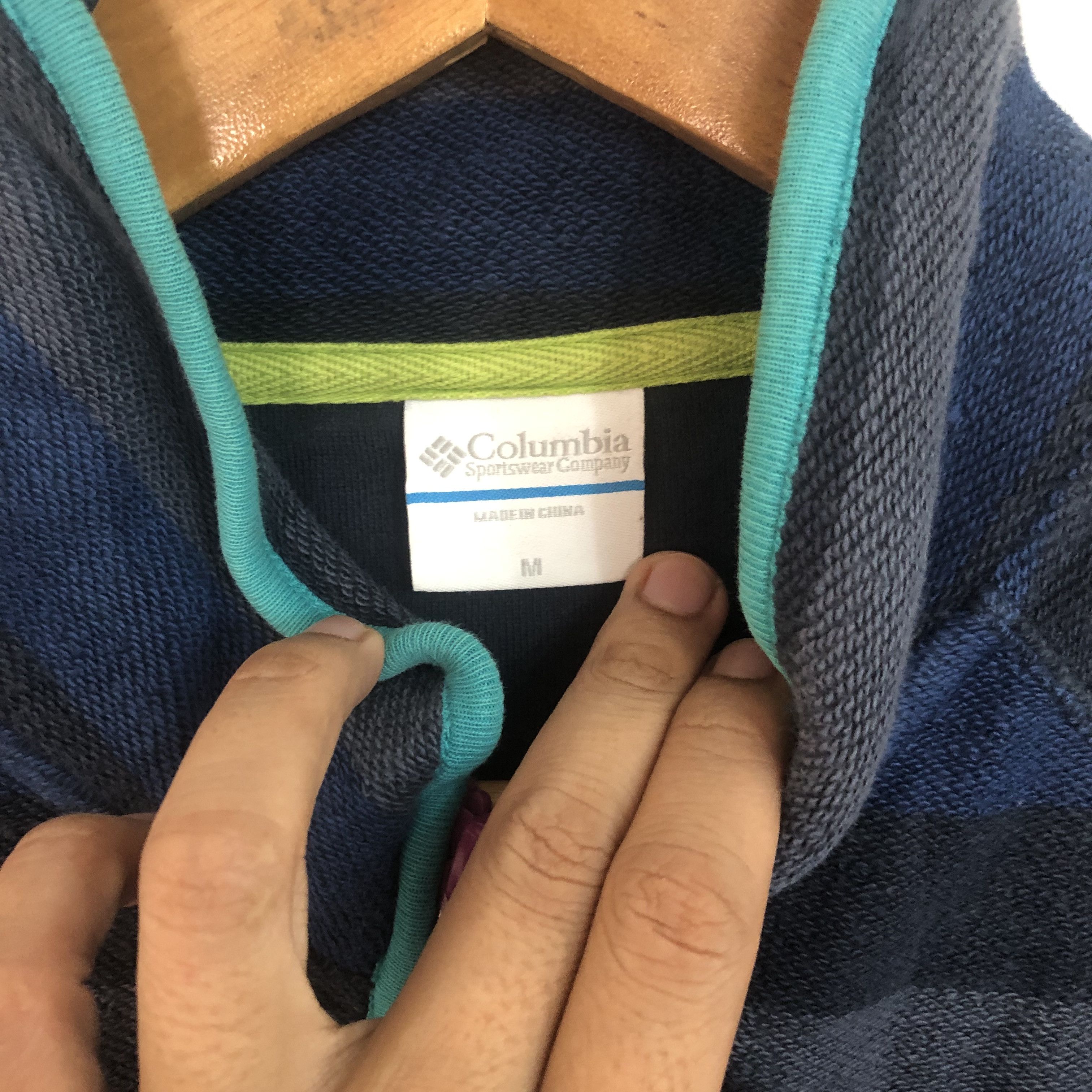 Columbia Columbia Sweater Stripe Rare Jumper Medium Size US M / EU 48-50 / 2 - 5 Thumbnail