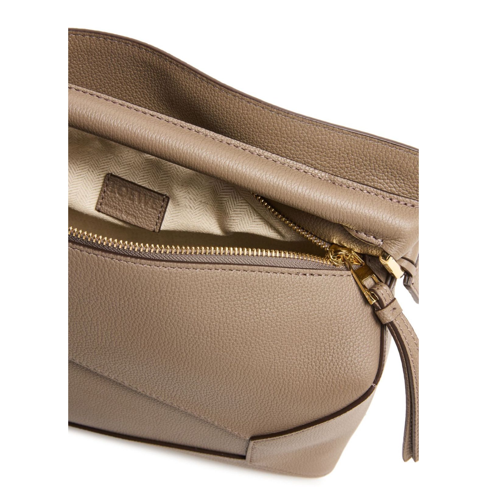 Loewe LOEWE Puzzle Medium Edge Taupe Leather Handbag New & Authent Size ONE SIZE - 4 Thumbnail