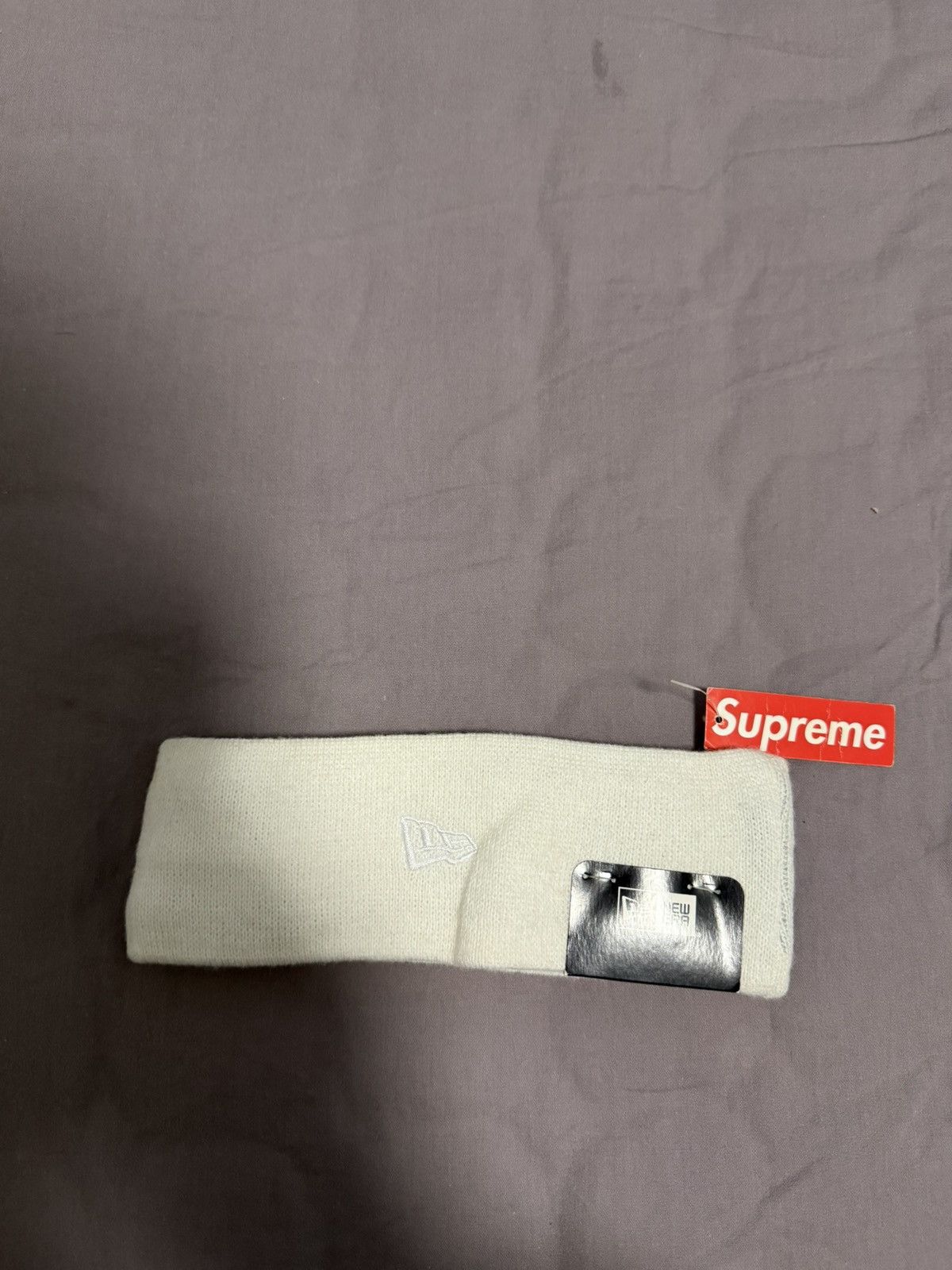 New Era × Supreme Supreme fw16 new era reflective headband white Size ONE SIZE - 2 Thumbnail