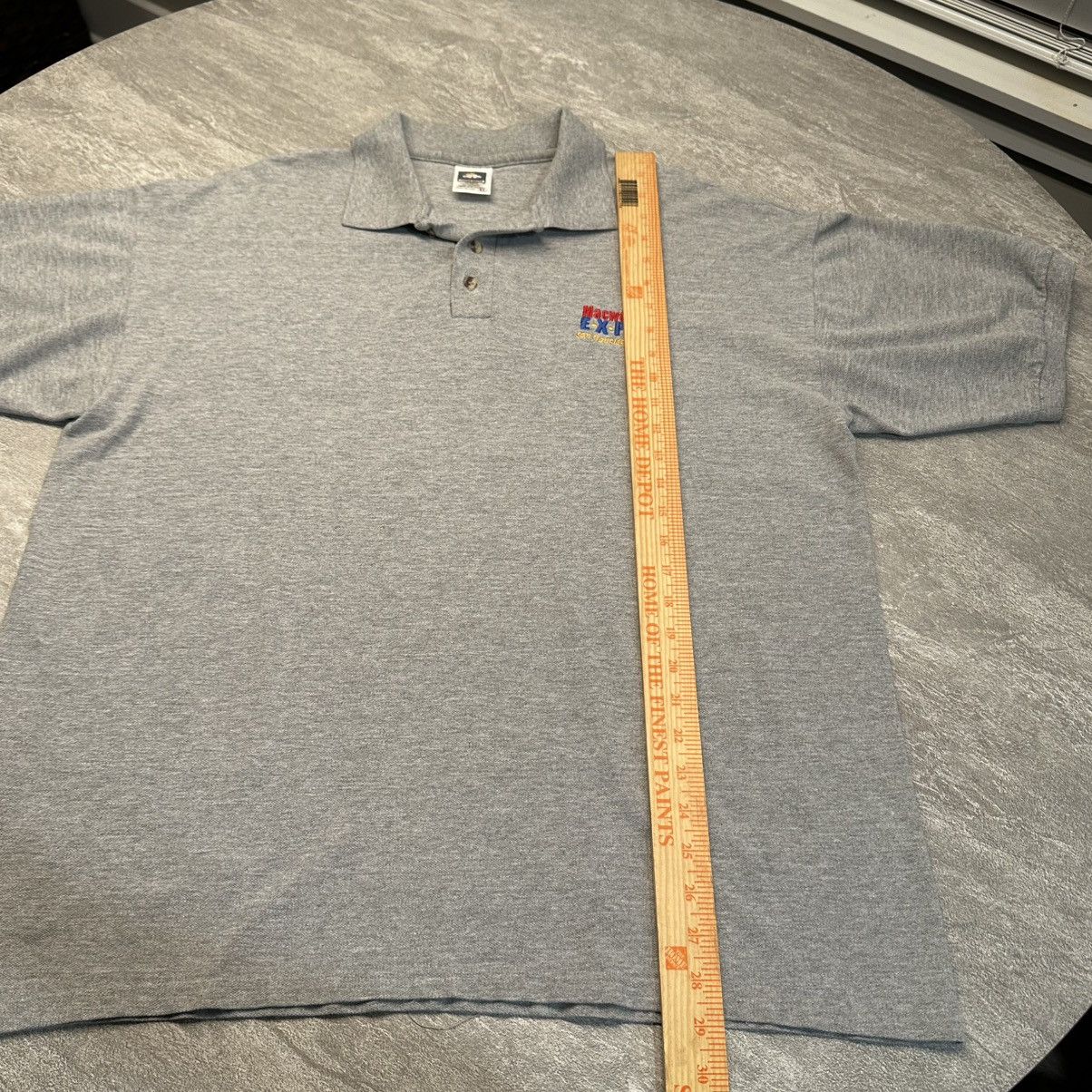 Apple × Vintage Vintage Apple MAC Polo Shirt 90s Macworld EXPO XL Gray Jobs Size US XL / EU 56 / 4 - 6 Thumbnail